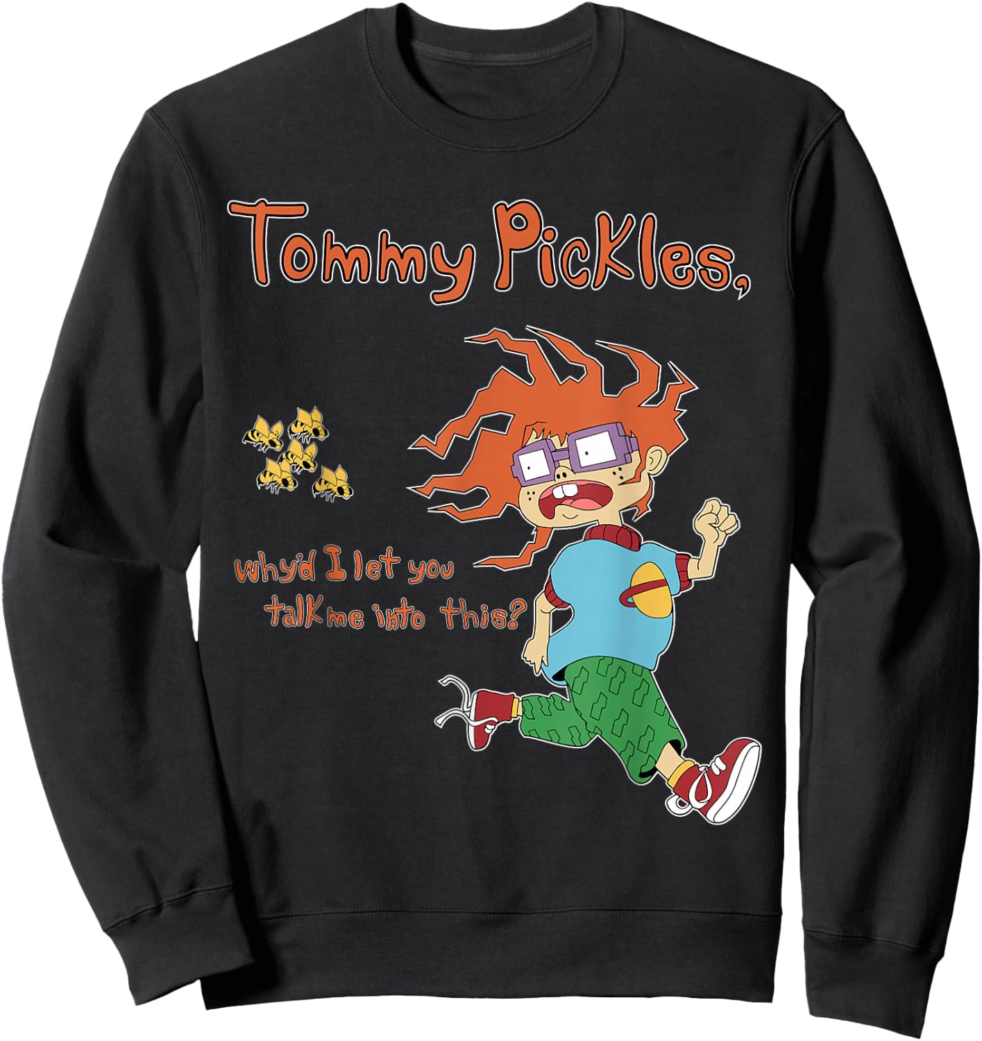 Mademark x Rugrats - Chuckie “Tommy Pickles, Why’d I Let You Talk Me Into This” Sweatshirt - Sweatshirt | Black