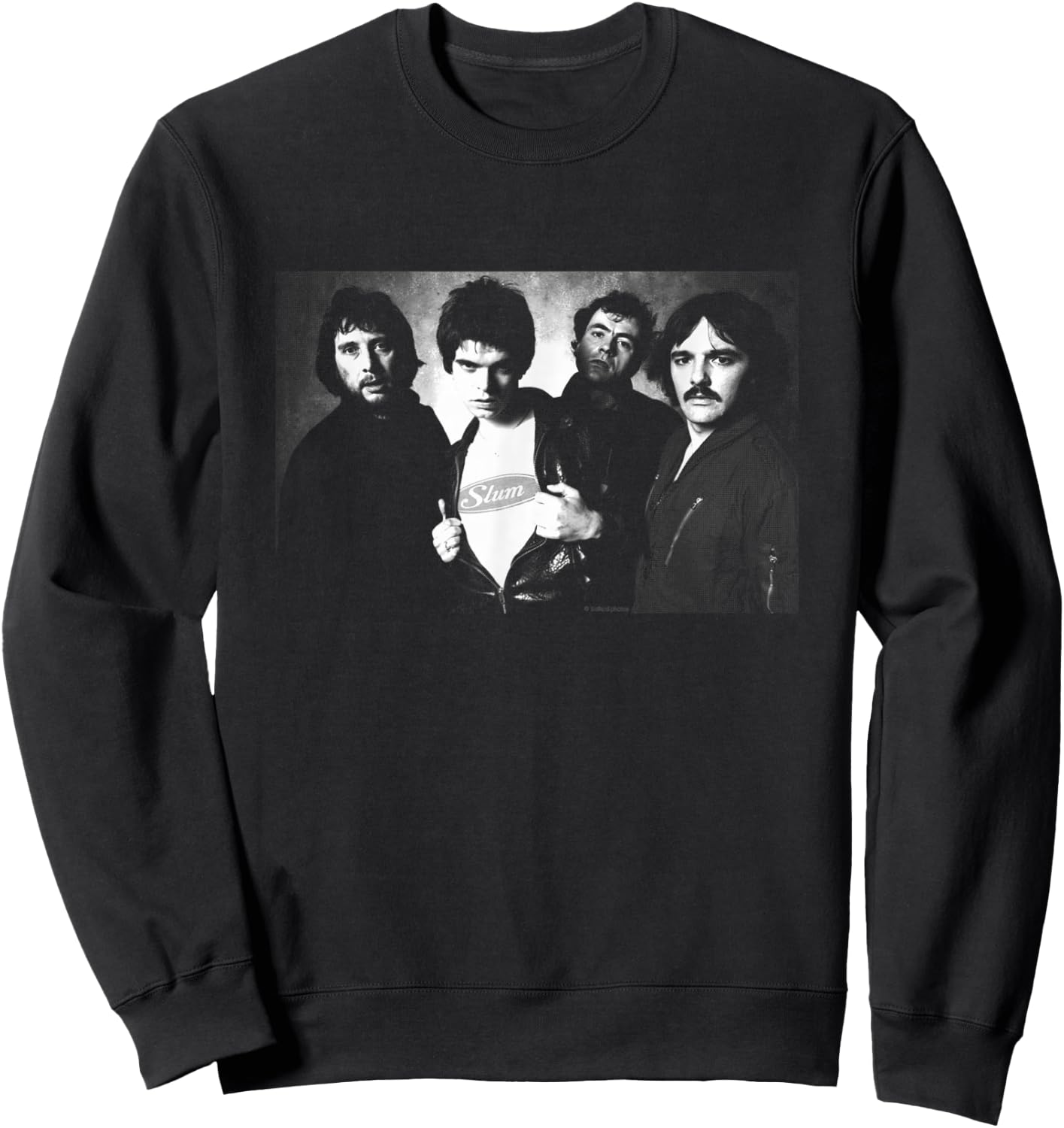 The Stranglers Band Portrait 1977 By Allan Ballard Sweatshirt - Sweatshirt | Black