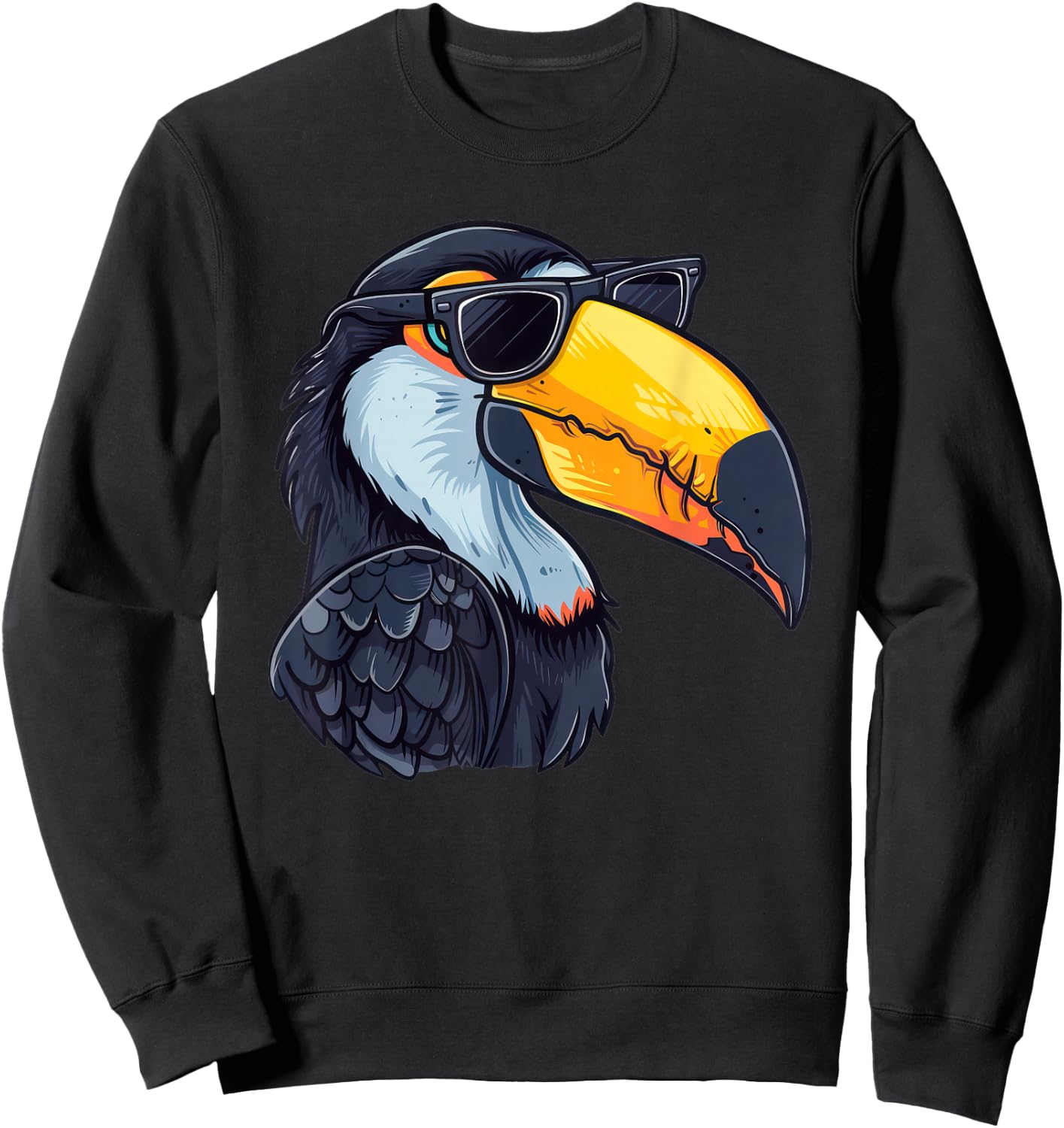 Ätoucan. Toucan Sunglasses Tucan , Small, Black Sweatshirt - Sweatshirt | Black