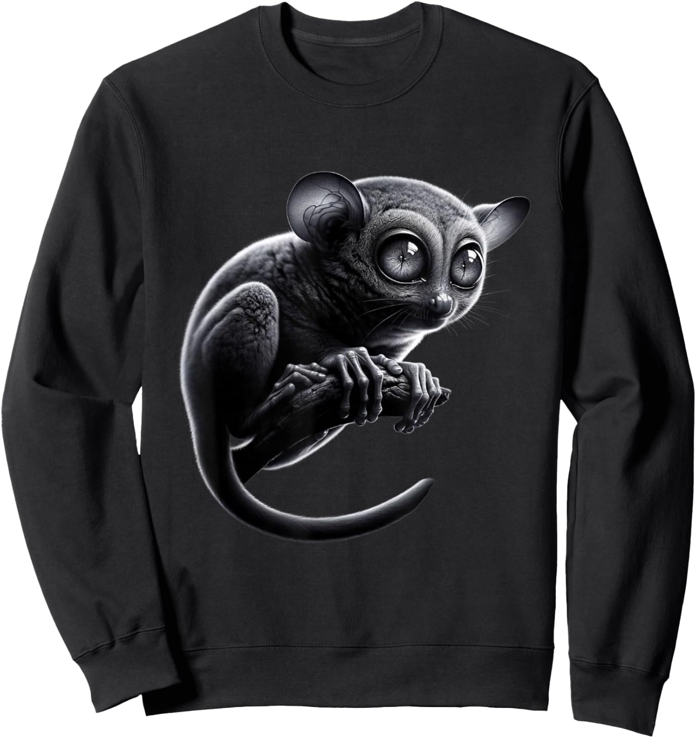Cute Colorful Tarsier Art Phillippines Bohol Monkey Tarsier Sweatshirt - Sweatshirt | Black