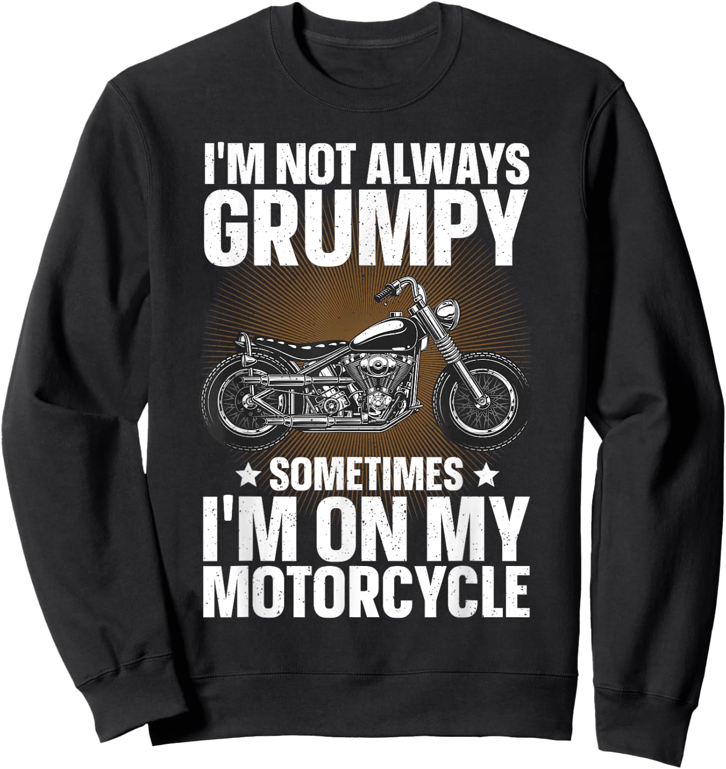 Motorcycle Rider Art Women Dad Motorcycle Bike Lover Sweatshirt - Sweatshirt | Black