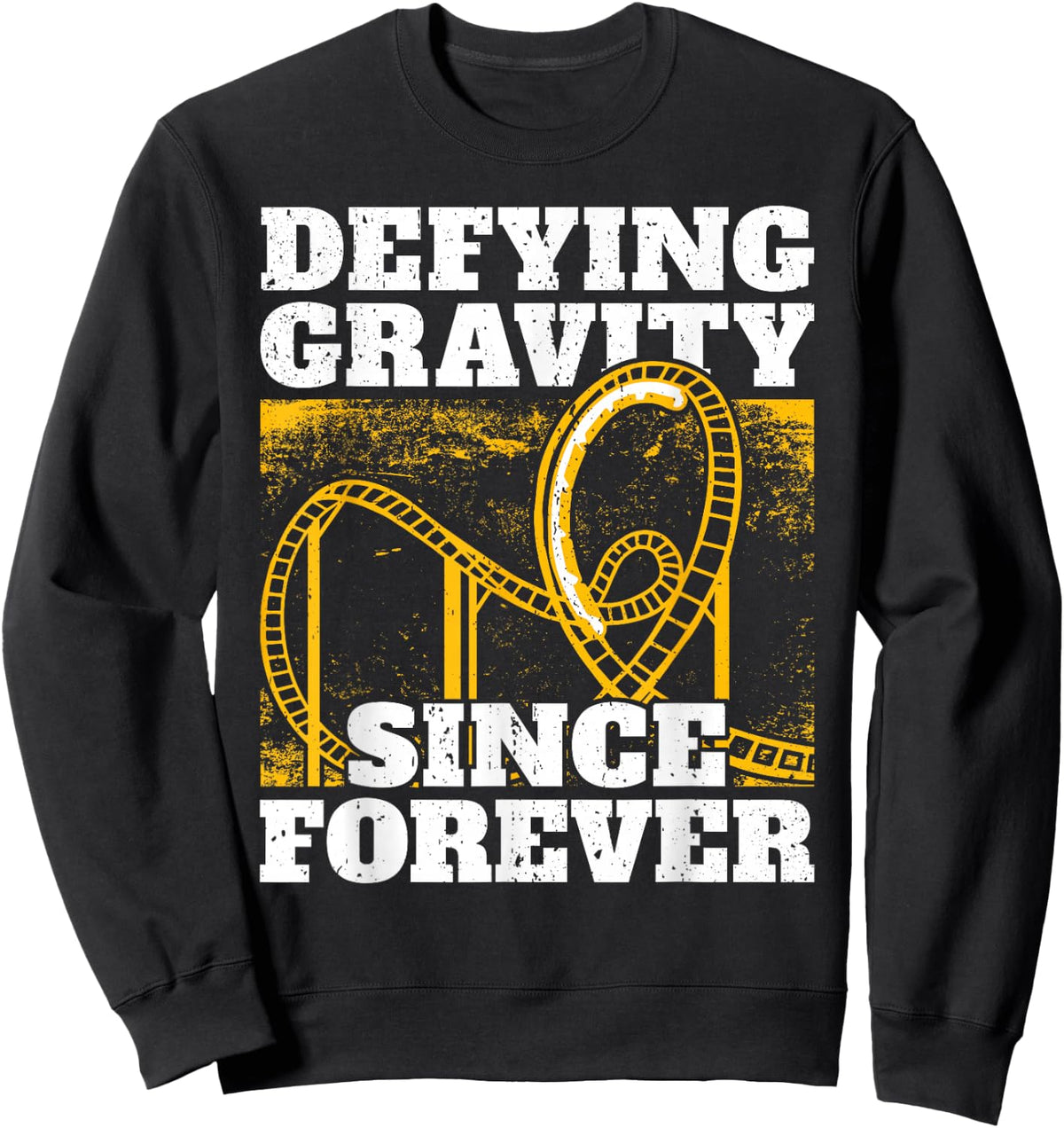 Funny Rollercoaster Saying I Gravity Roller Coaster Sweatshirt - Sweatshirt | Black