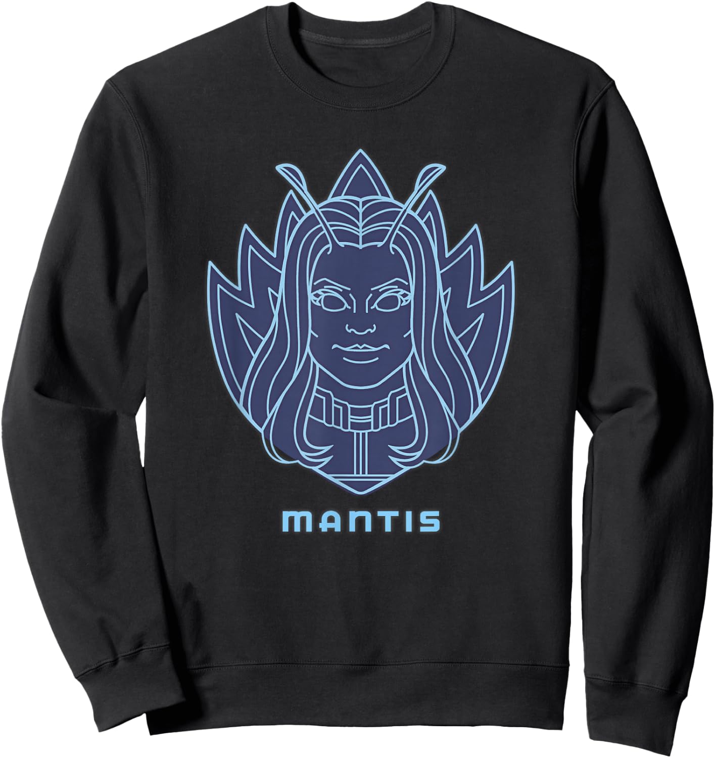 Marvel Guardians of the Galaxy Vol. 3 Mantis Line Art Badge Sweatshirt - Sweatshirt | Black