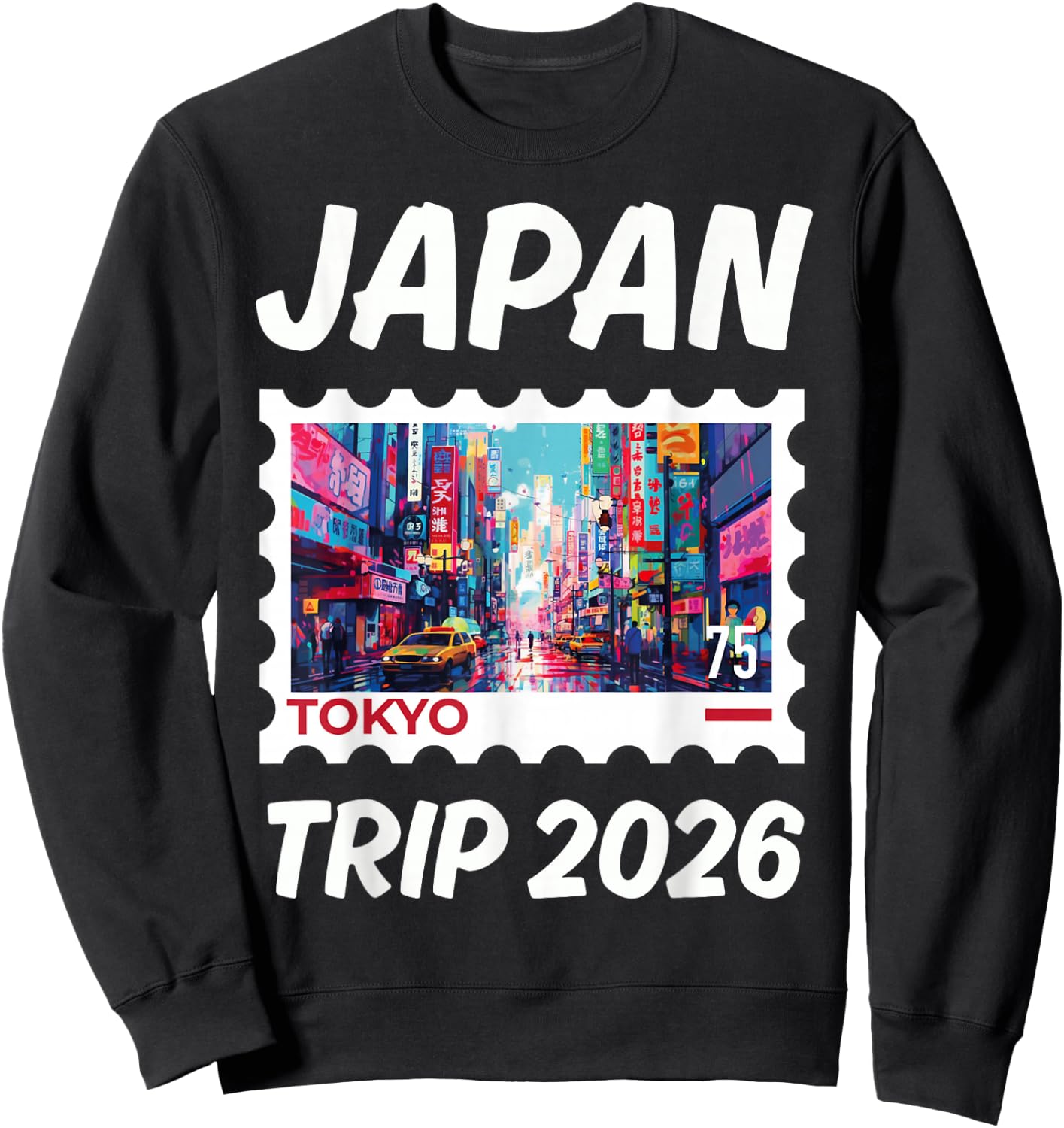 Japan Trip 2026! Matching Tokyo Vacation Sweatshirt - Sweatshirt | Black