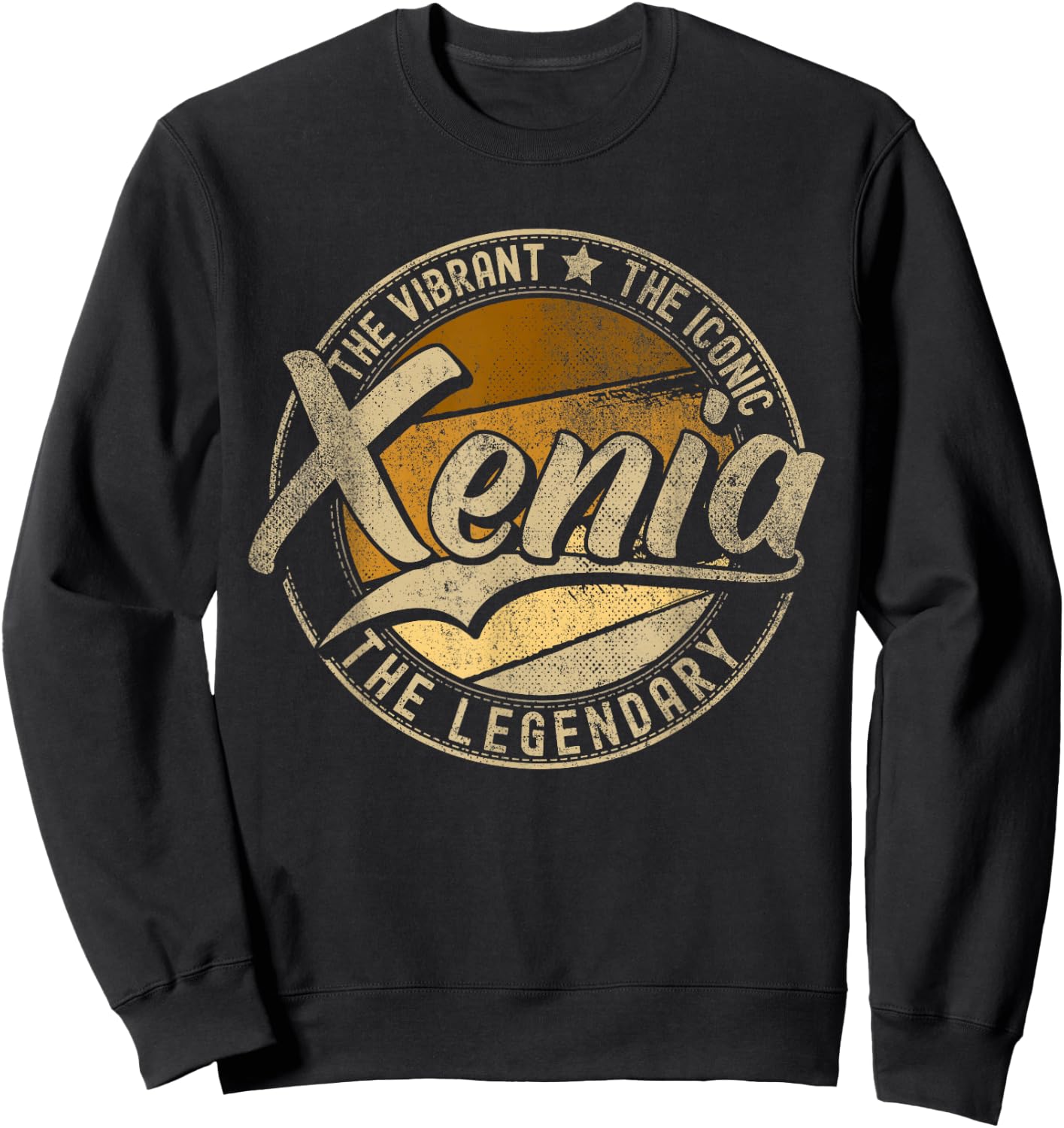 Xenia OH | Ohio | Vintage Distressed Sweatshirt - Sweatshirt | Black