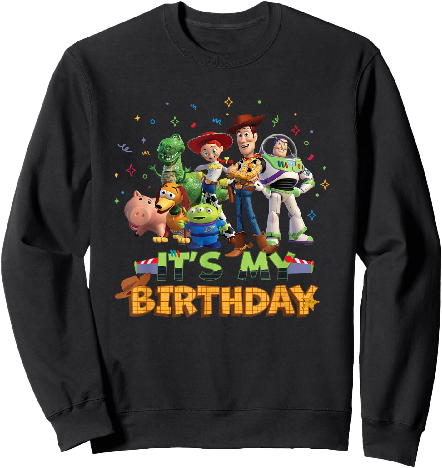 Disney and Pixar's Toy Story It's My Birthday Party Matching Sweatshirt - Sweatshirt | Black