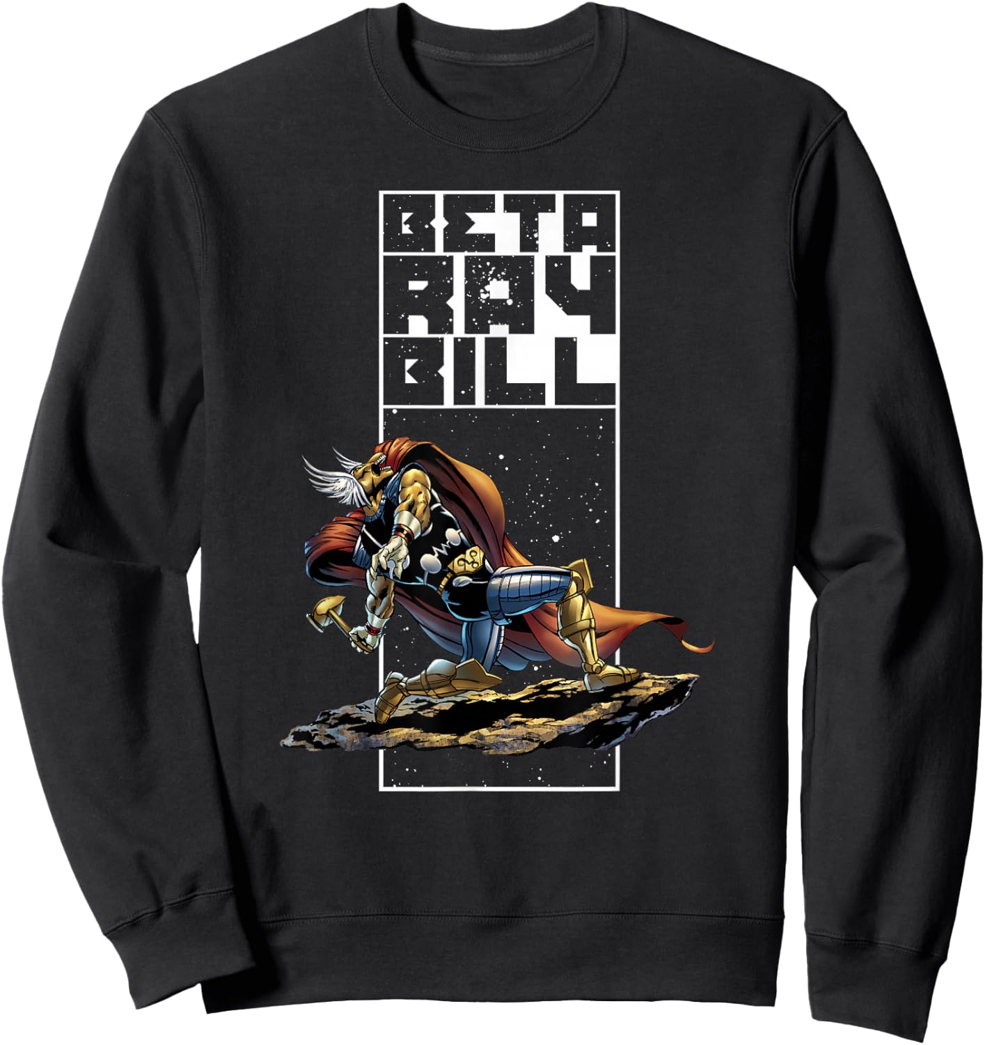 Marvel Comics Retro Beta Ray Bill Mighty Thor Vintage Sweatshirt - Sweatshirt | Black