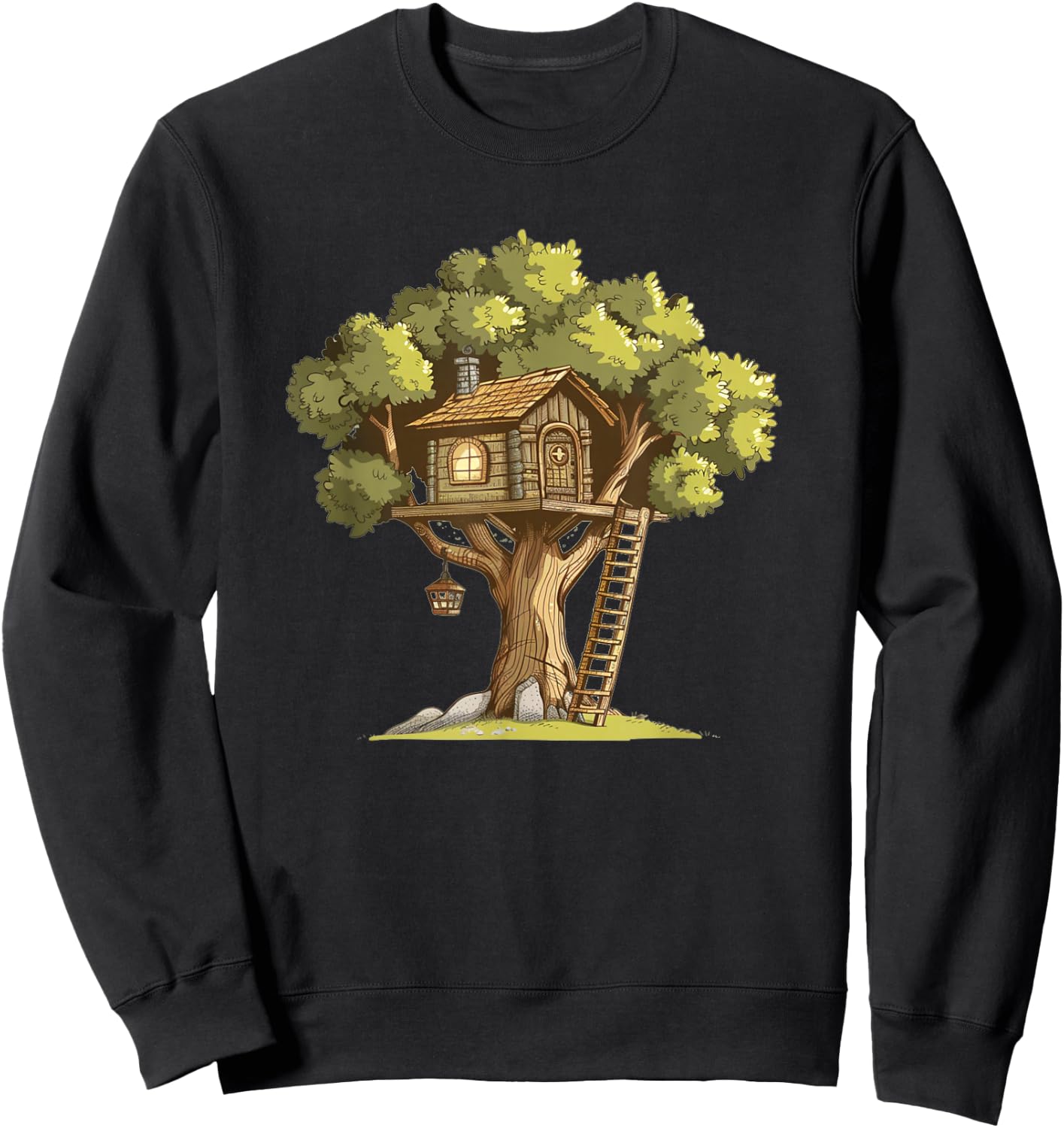 Nice Treehouse Costume for Adventures Boys and Girls Sweatshirt - Sweatshirt | Black