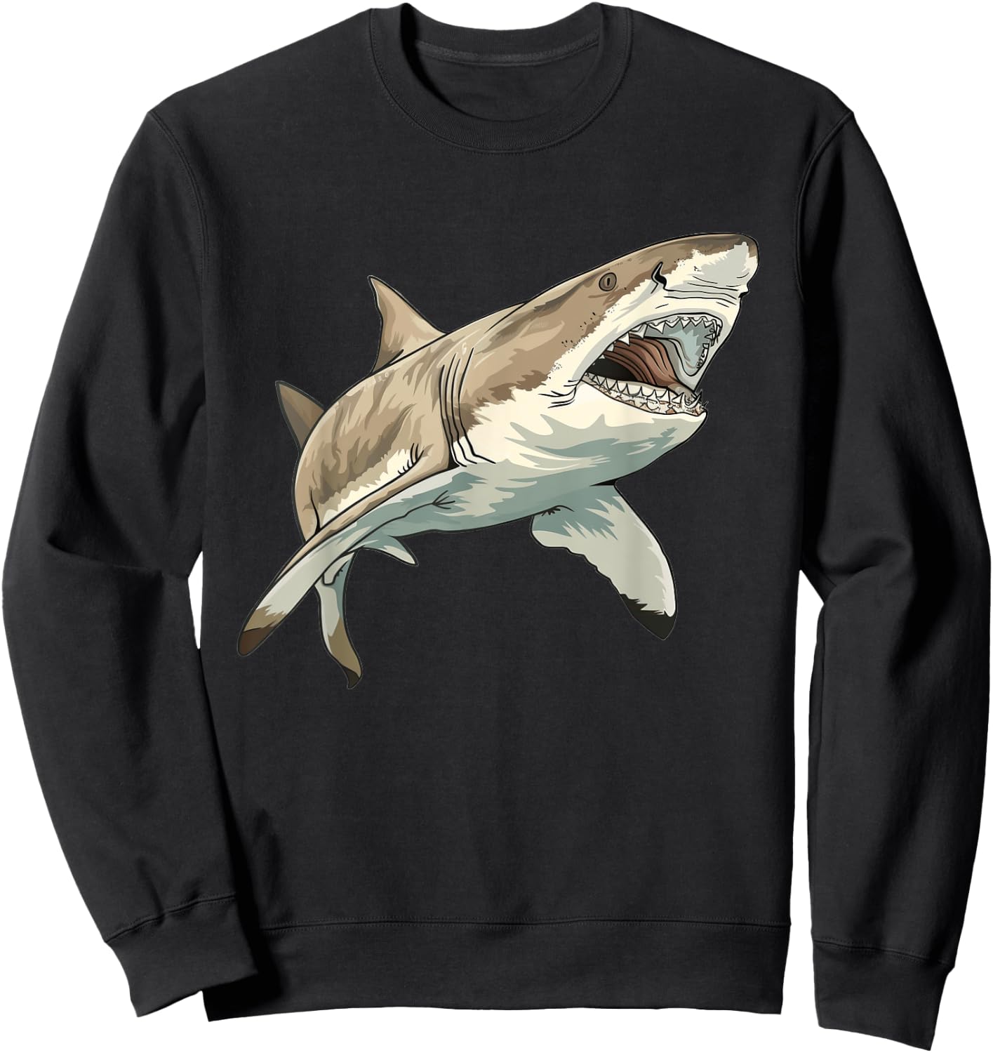 Sand Tiger Shark Sweatshirt - Sweatshirt | Black