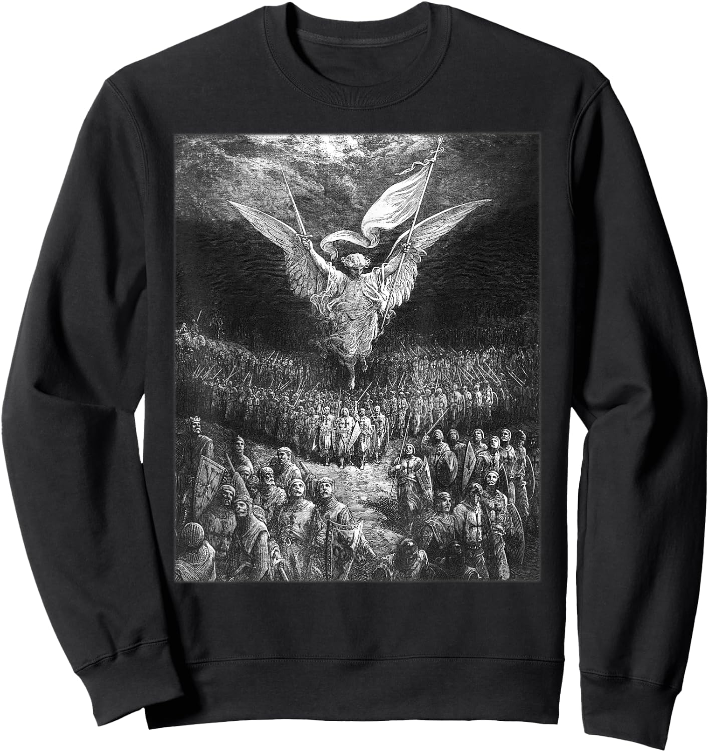The Road to Jerusalem by Gustave Doré Sweatshirt - Sweatshirt | Black