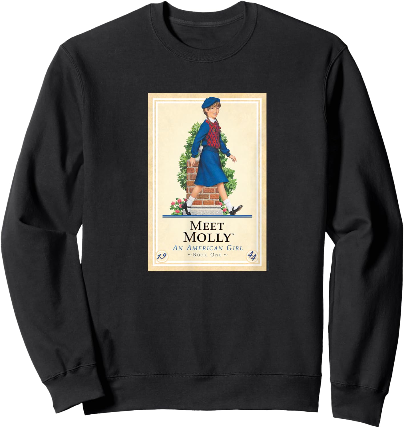 American Girl - Meet Molly Book Cover Sweatshirt - Sweatshirt | Black