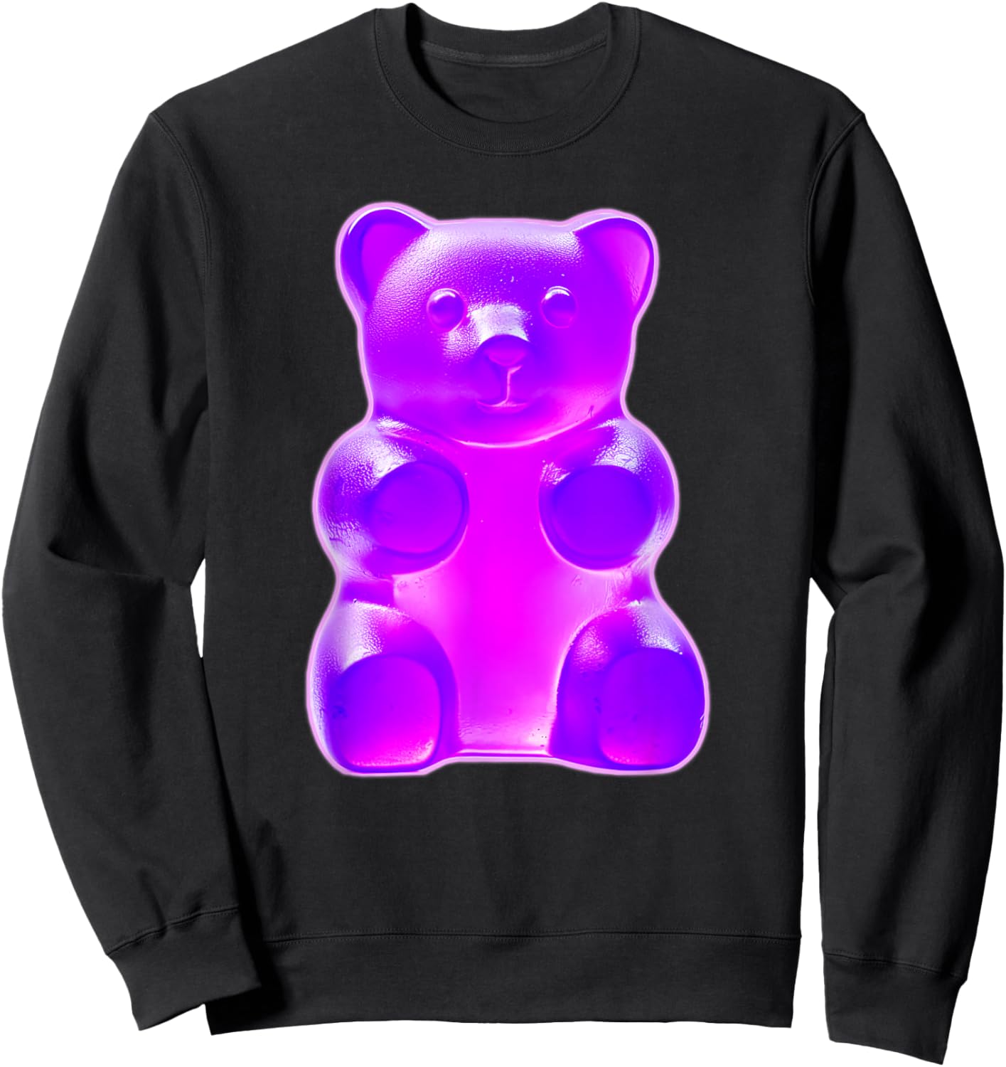 Purple Gummy Bear Sweatshirt - Sweatshirt | Black