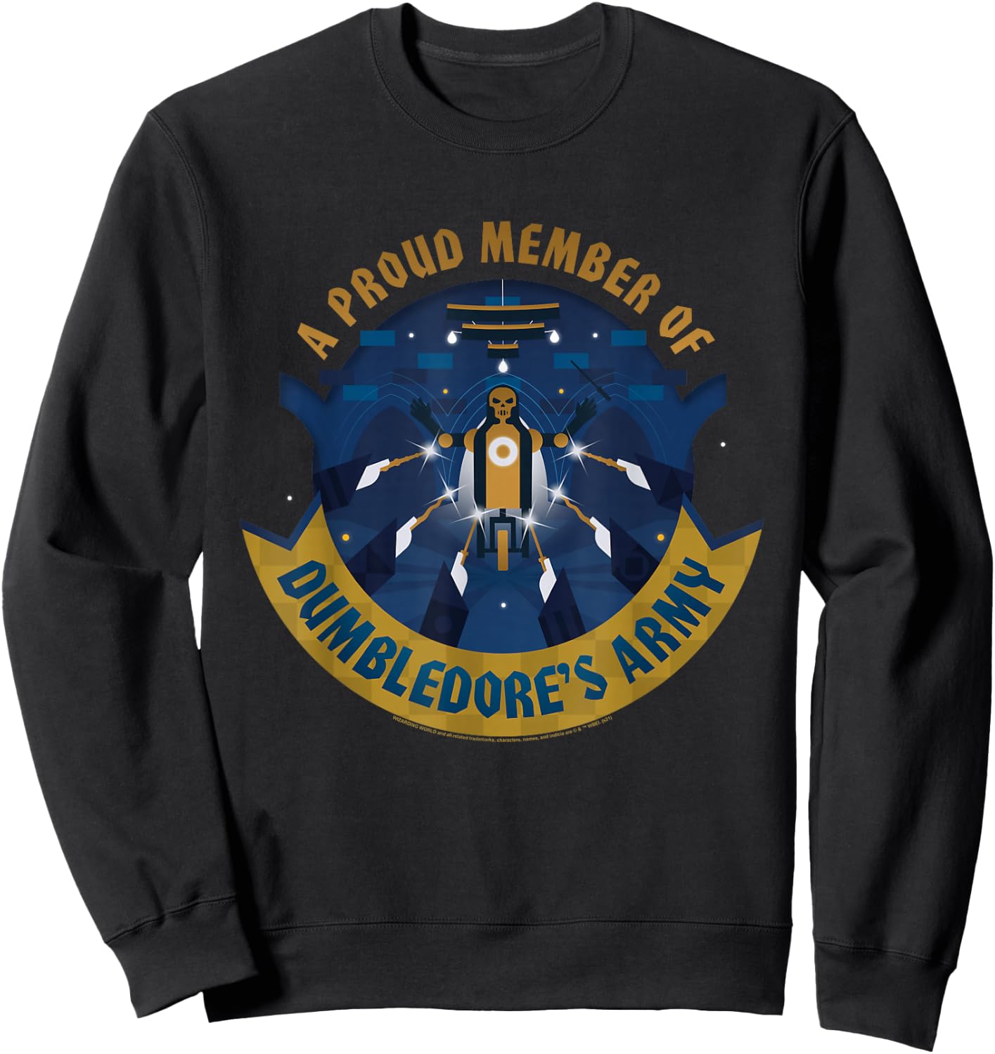 Harry Potter A Proud Member of Dumbledore's Army Sweatshirt - Sweatshirt | Black