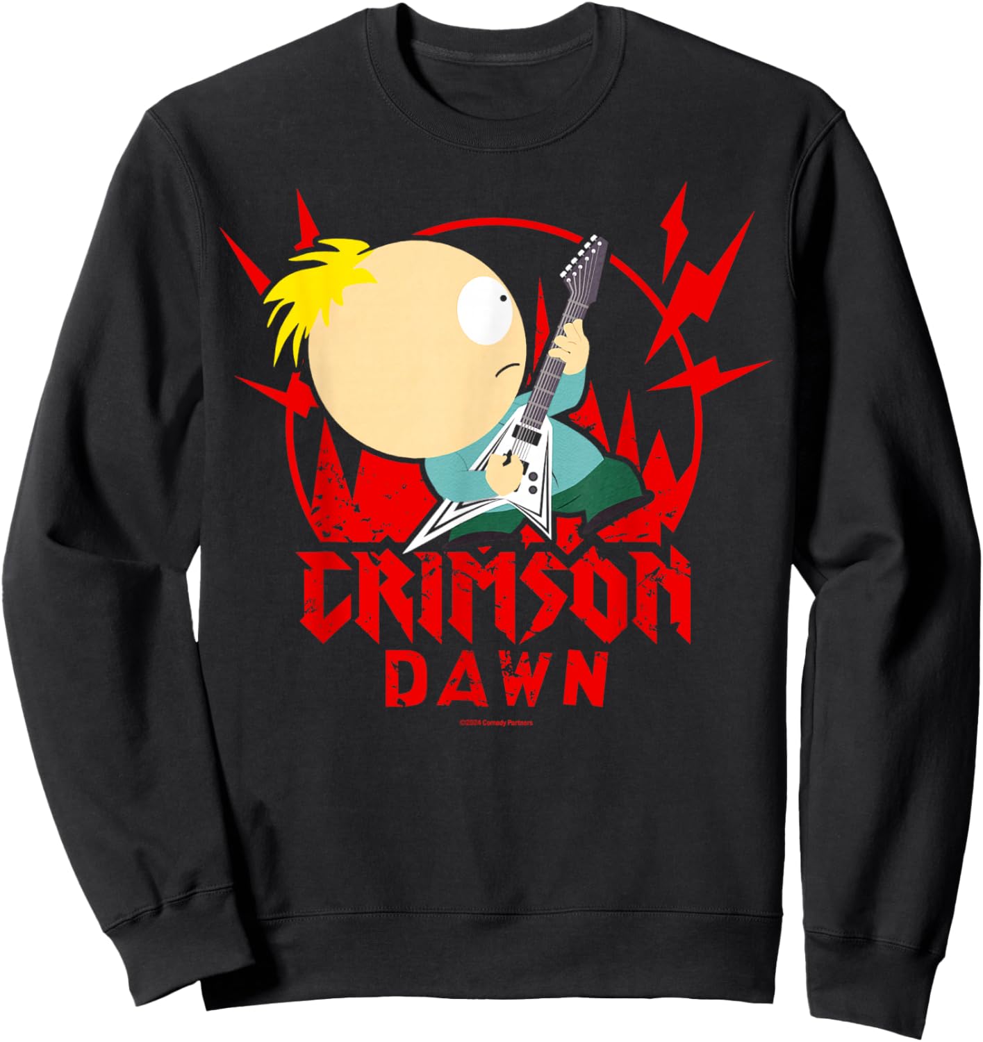 South Park Butters Rockin’ - Officially Licensed Sweatshirt - Sweatshirt | Black