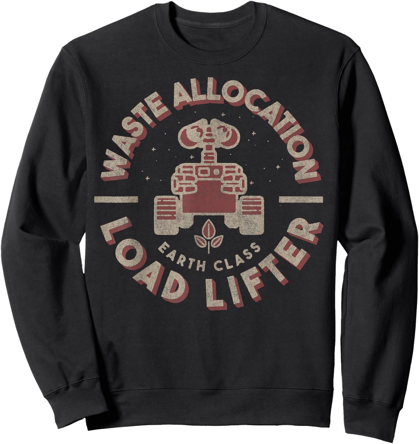 Disney Pixar Wall-E Waste Allocation Load Lifter Sweatshirt - Sweatshirt | Black