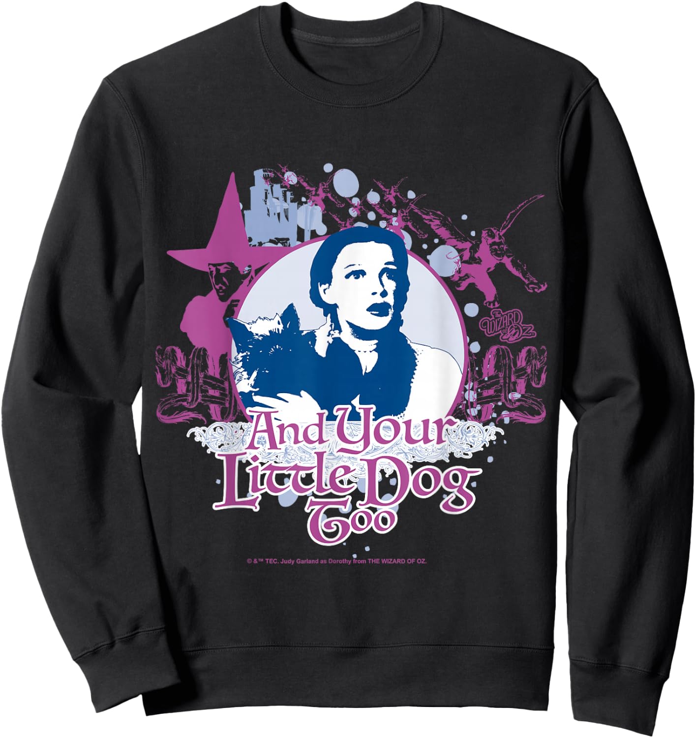 The Wizard Of Oz - Wicked Witch Of The West Dorothy Toto Sweatshirt - Sweatshirt | Black
