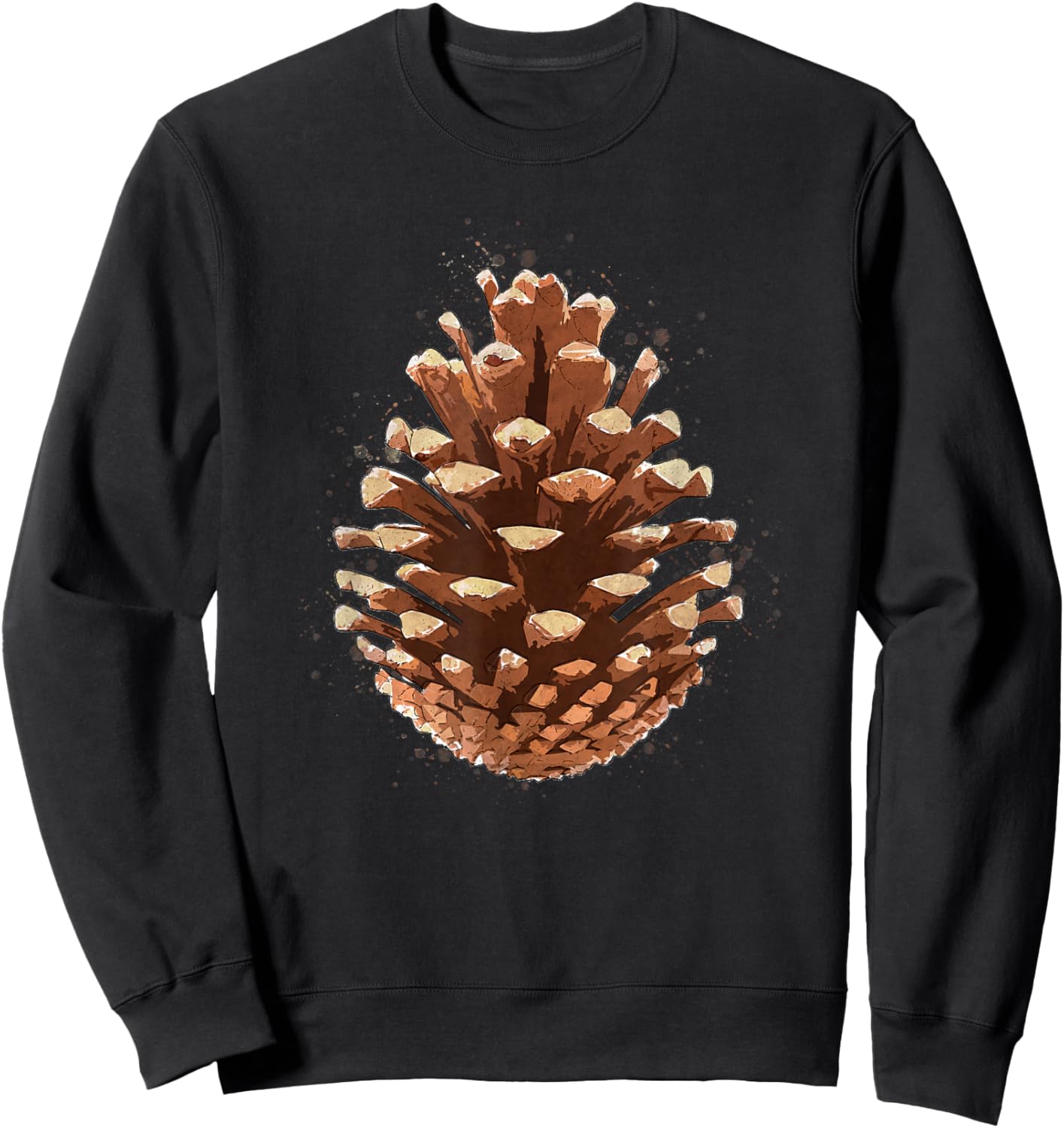 Open Pine Cone "Third Eye" Sweatshirt - Sweatshirt | Black