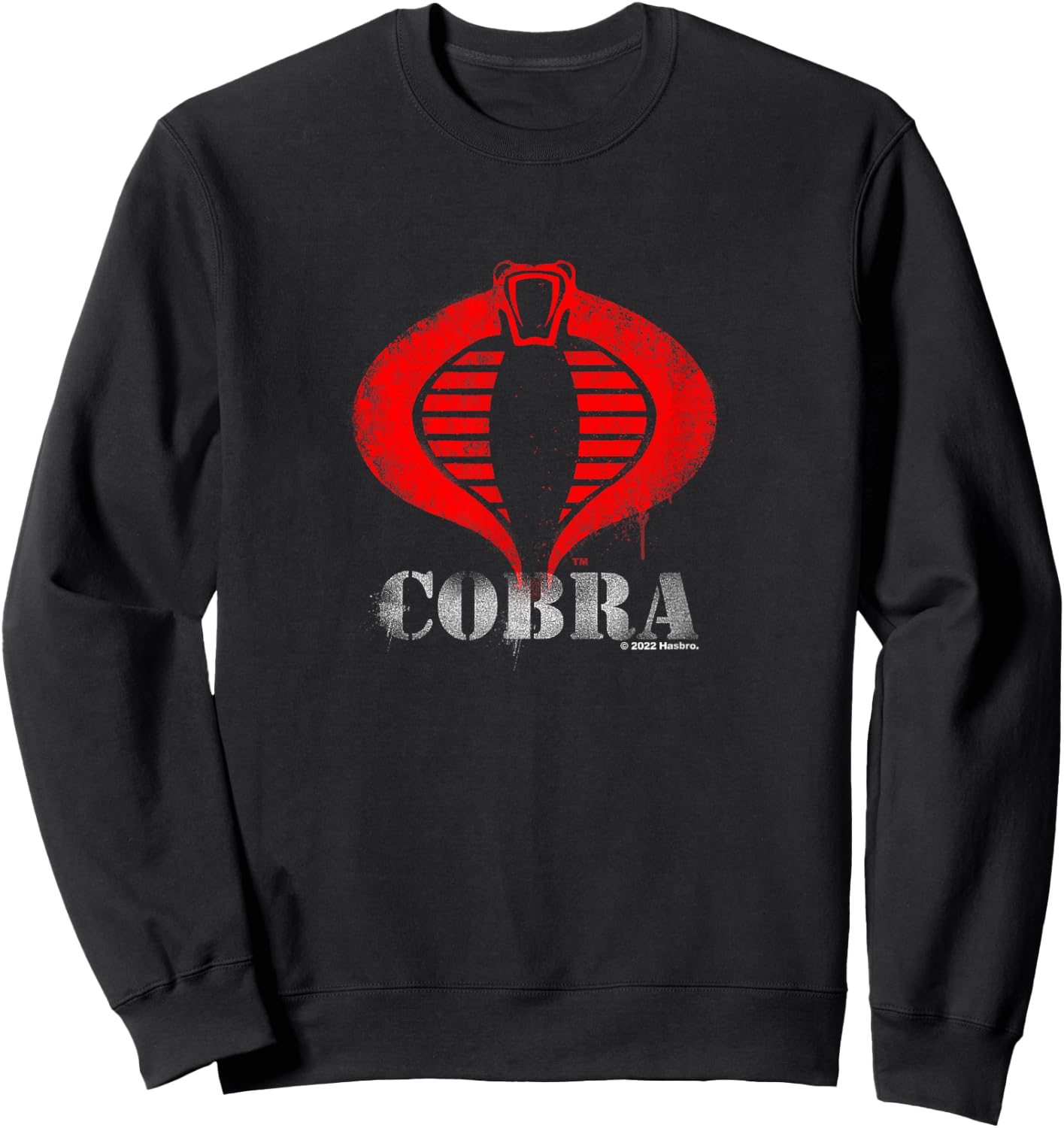 G.I. Joe A Real American Hero Cobra Command Dripping Logo Sweatshirt - Sweatshirt | Black