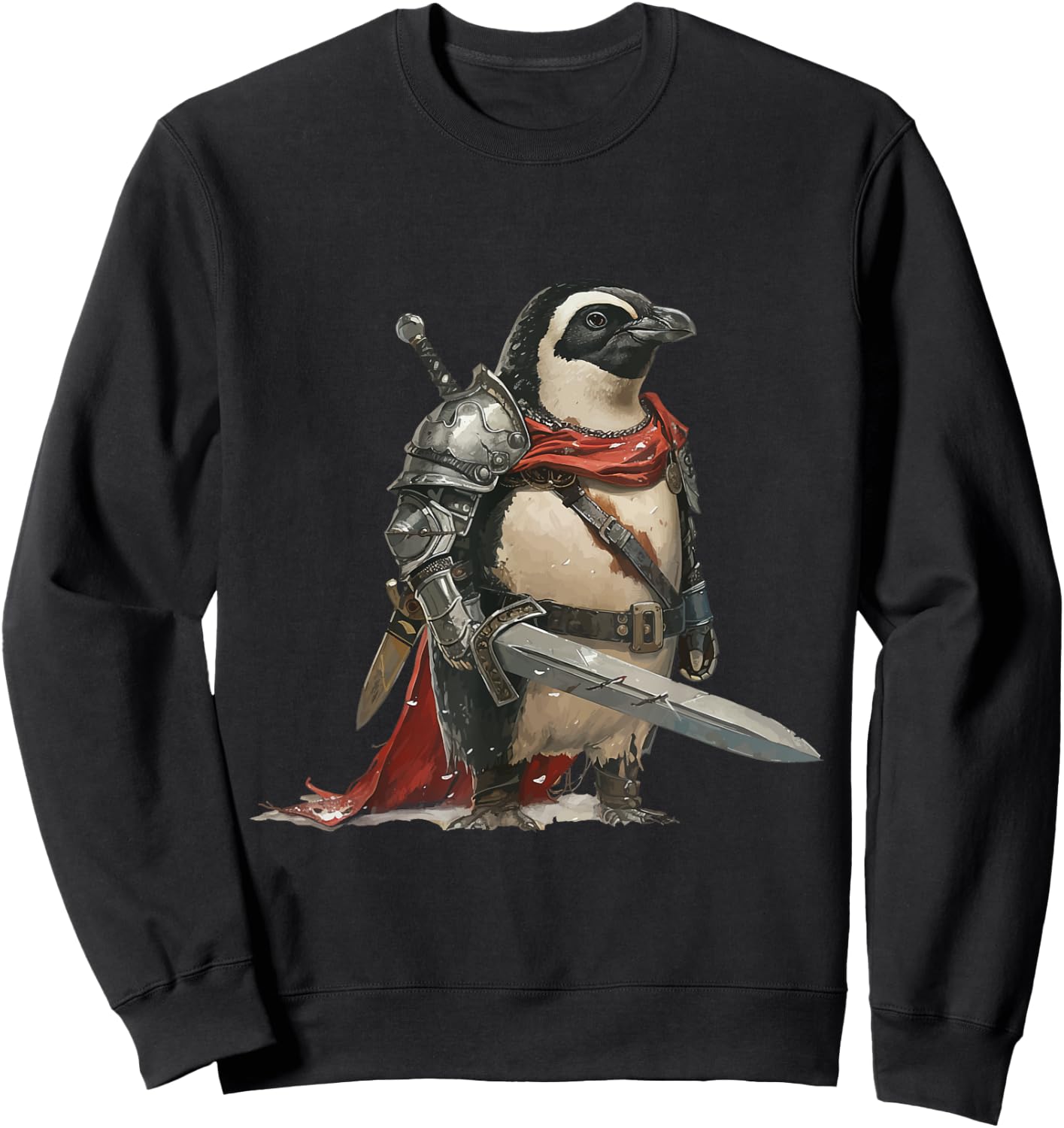 Penguin Knight Middle Age Sweatshirt - Sweatshirt | Black