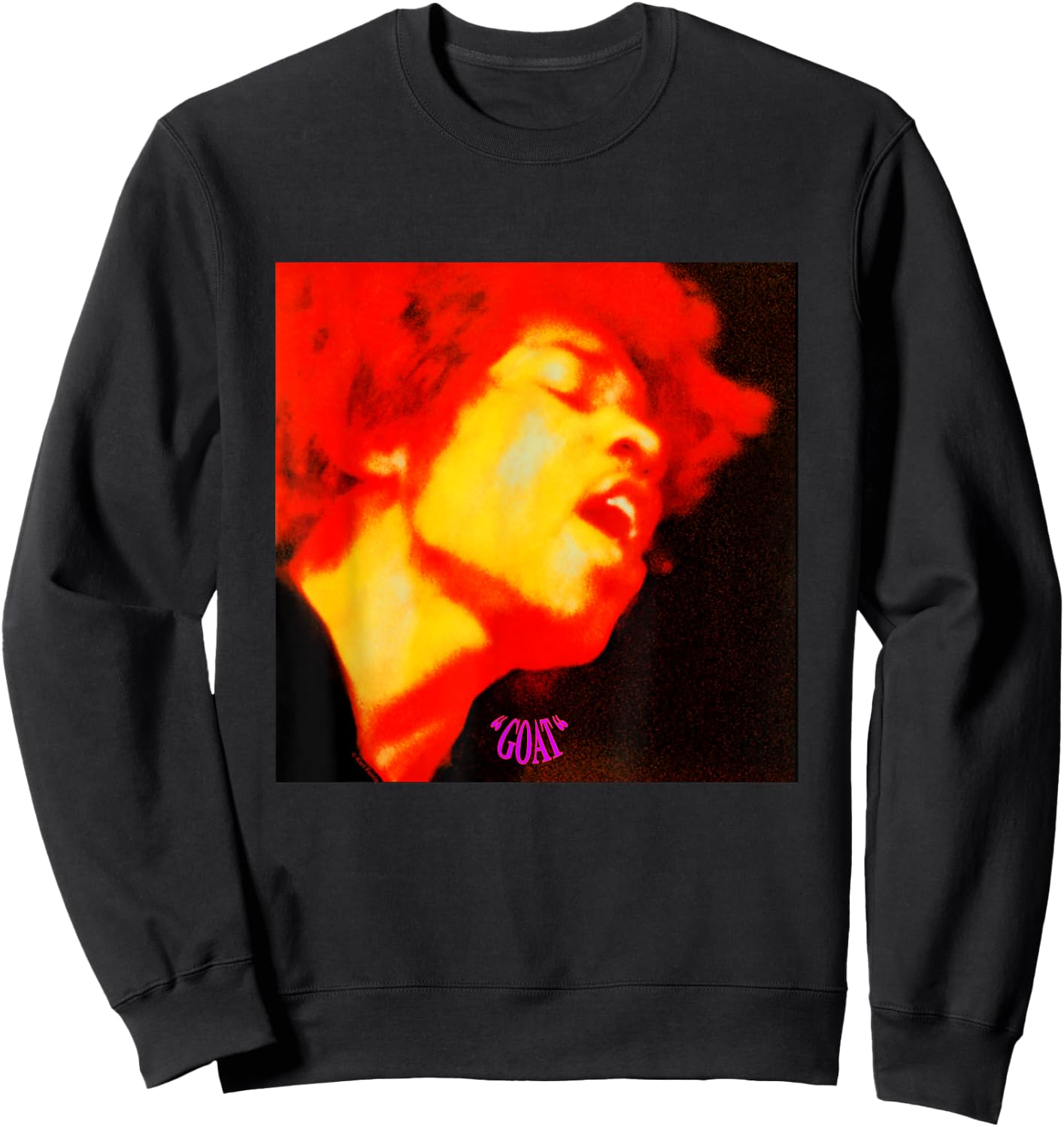 Karl Ferris Jimi Hendrix Electric Ladyland Cover Art GOAT Sweatshirt - Sweatshirt | Black