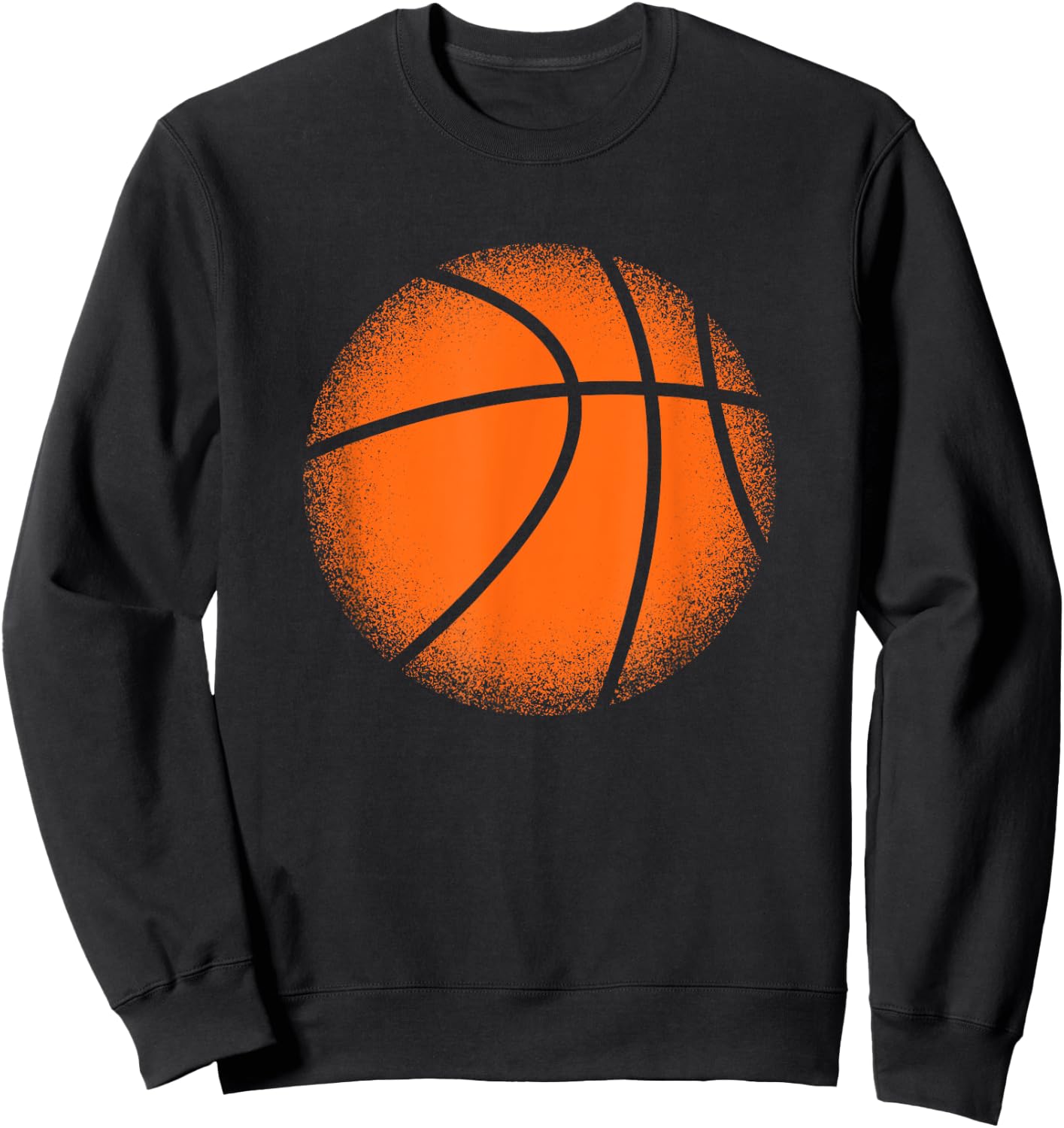 Basketball Player Coach Funny Bball Lover Sports Vintage Sweatshirt - Sweatshirt | Black
