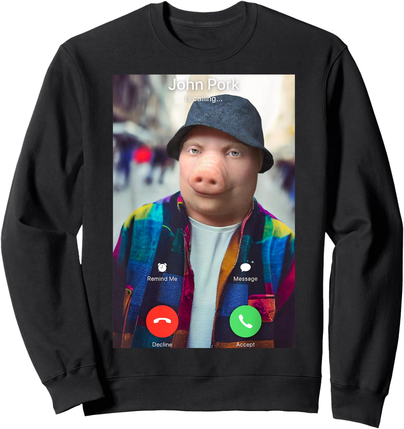 John Pork Is Calling Sweatshirt - Sweatshirt | Black