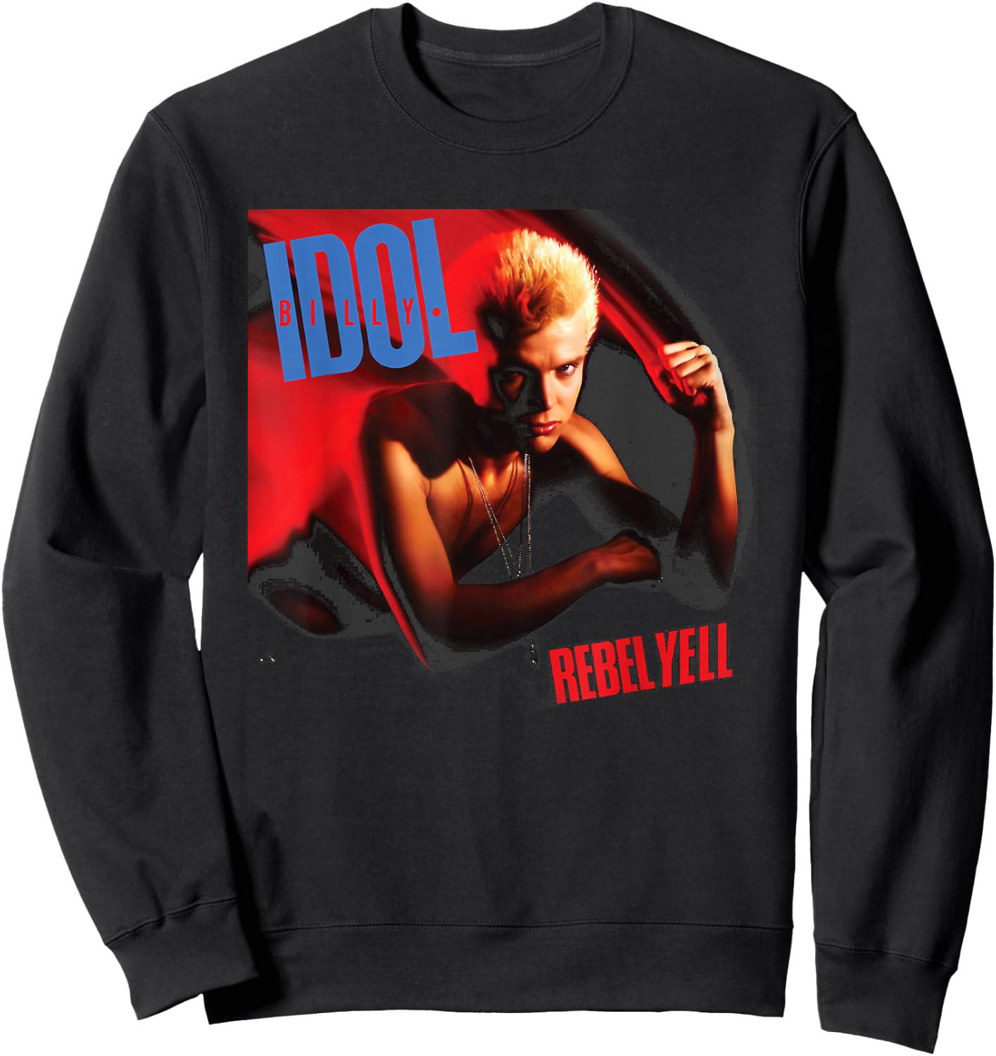 Billy Idol - Rebel Yell Album Cover Sweatshirt - Sweatshirt | Black