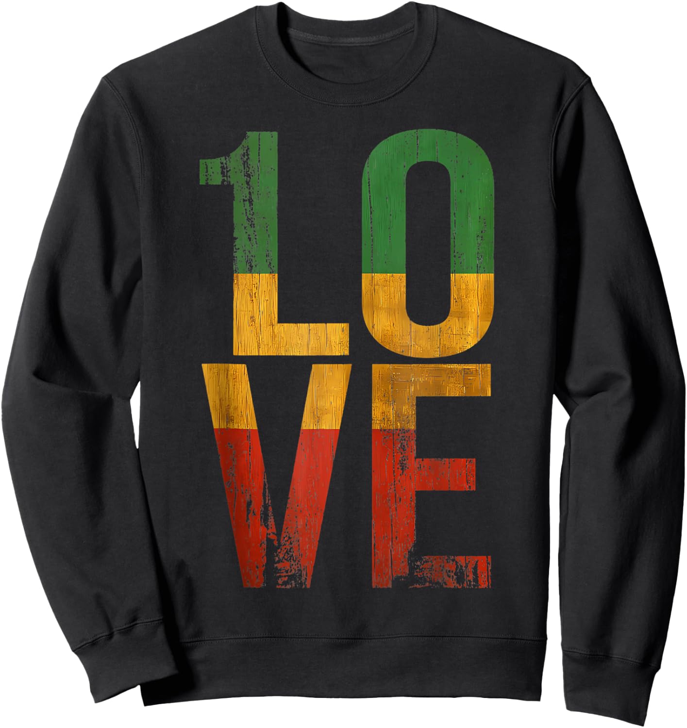 Roots Rock Reggae 1 Love Sweatshirt - Sweatshirt | Black