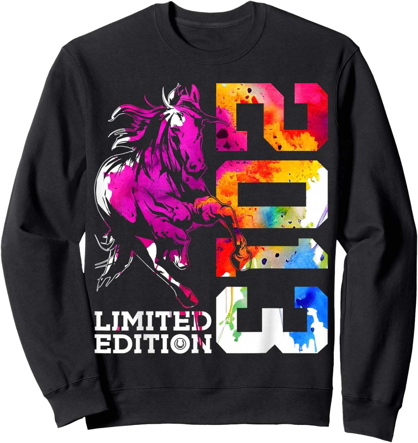 Limited Edition 2013 Riding Horse 13th Birthday Sweatshirt - Sweatshirt | Black