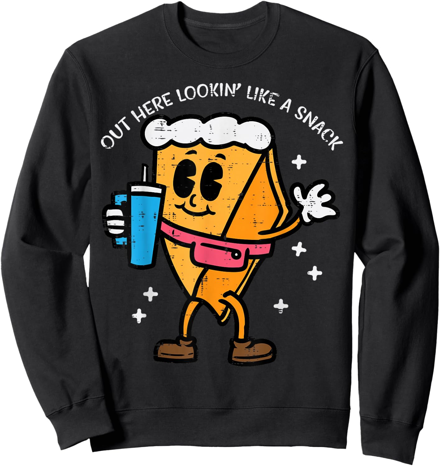 Thanksgiving Pumpkin Pie Lookin Like Snack Kids Men Women Sweatshirt - Sweatshirt | Black