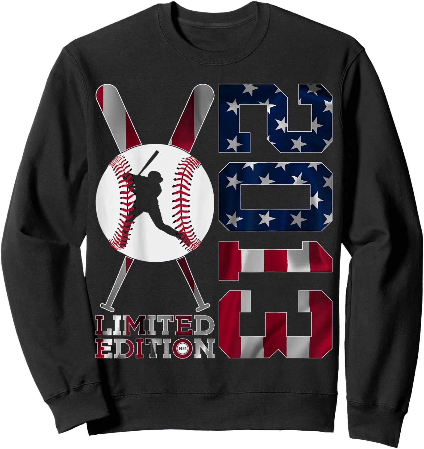 12th BIRTHDAY BASEBALL LIMITED EDITION 2013 Sweatshirt - Sweatshirt | Black