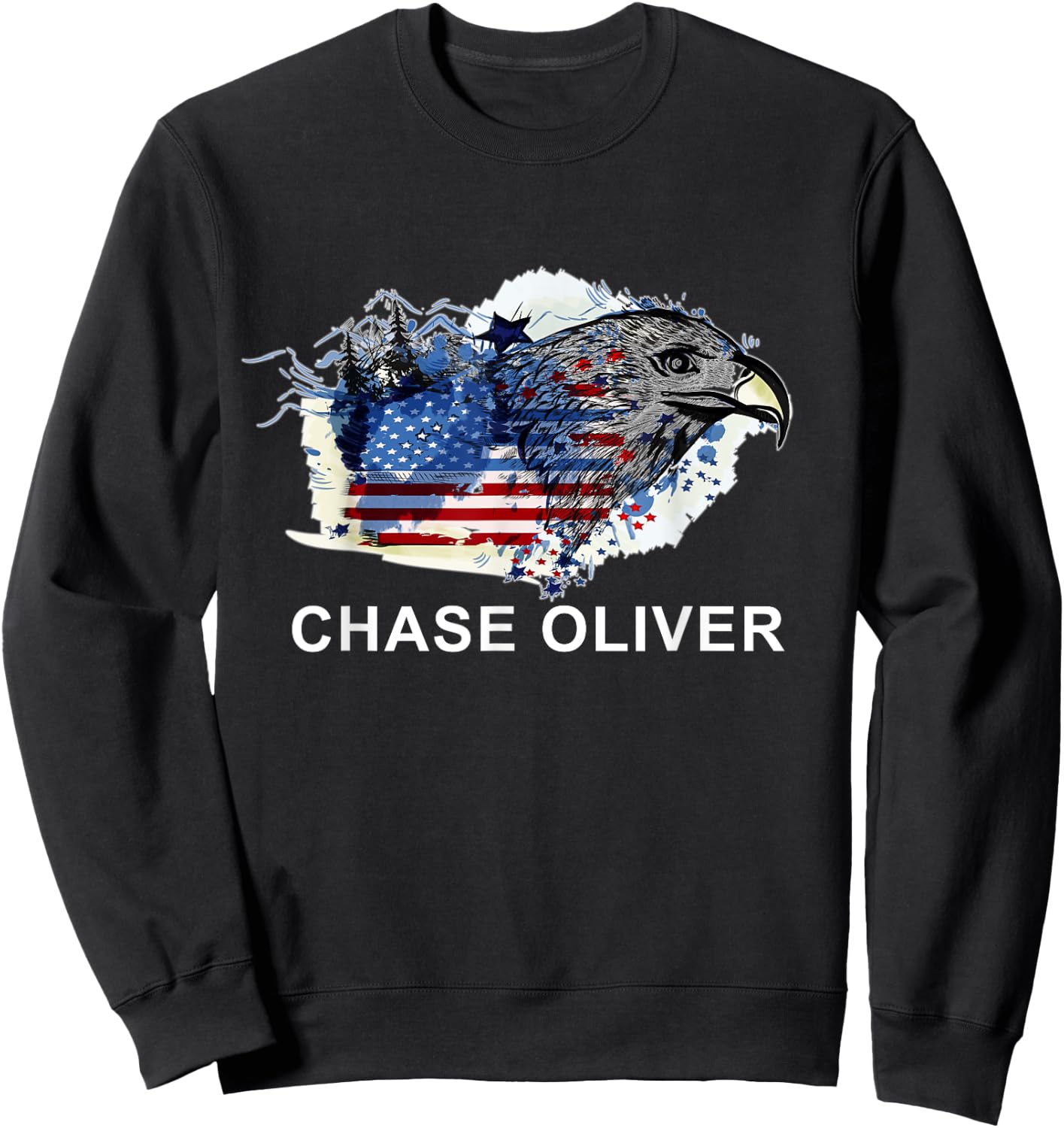 Chase Oliver 2024 Election Sweatshirt - Sweatshirt | Black