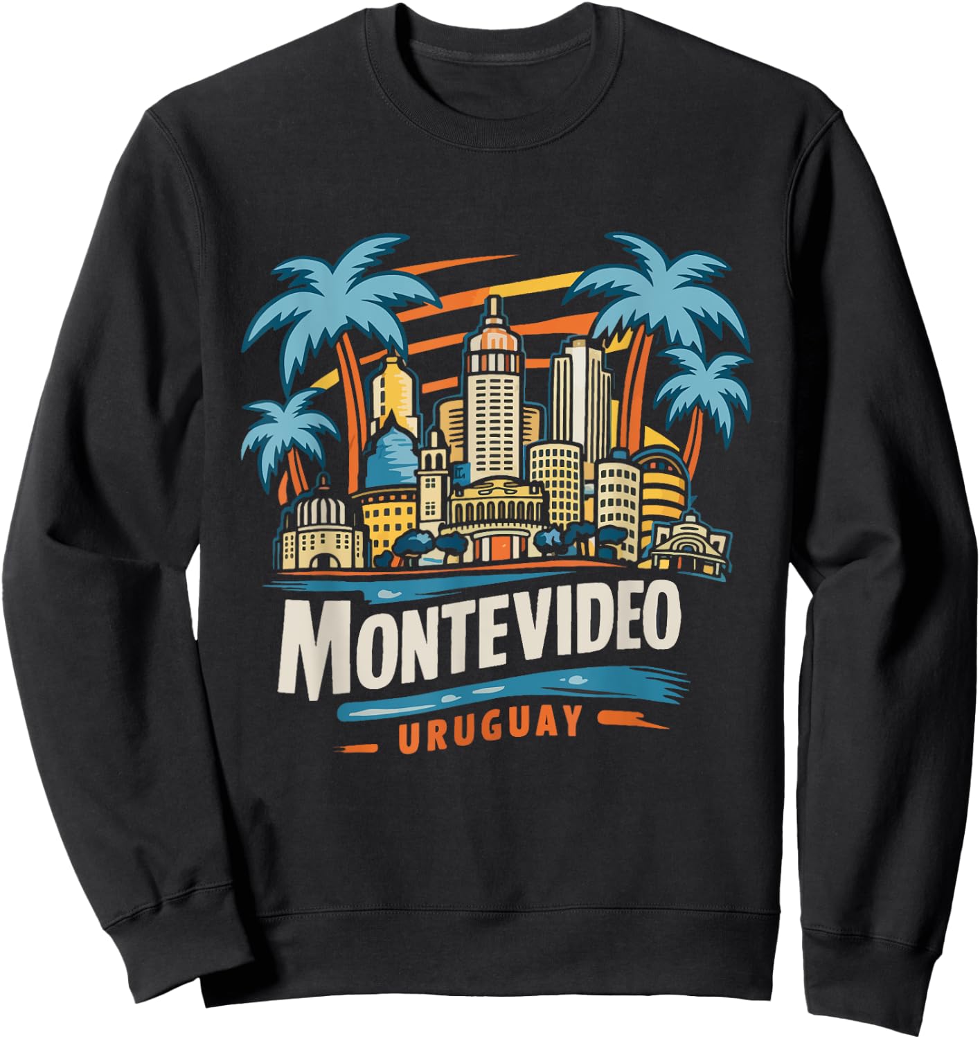 Montevideo Uruguay Sweatshirt - Sweatshirt | Black