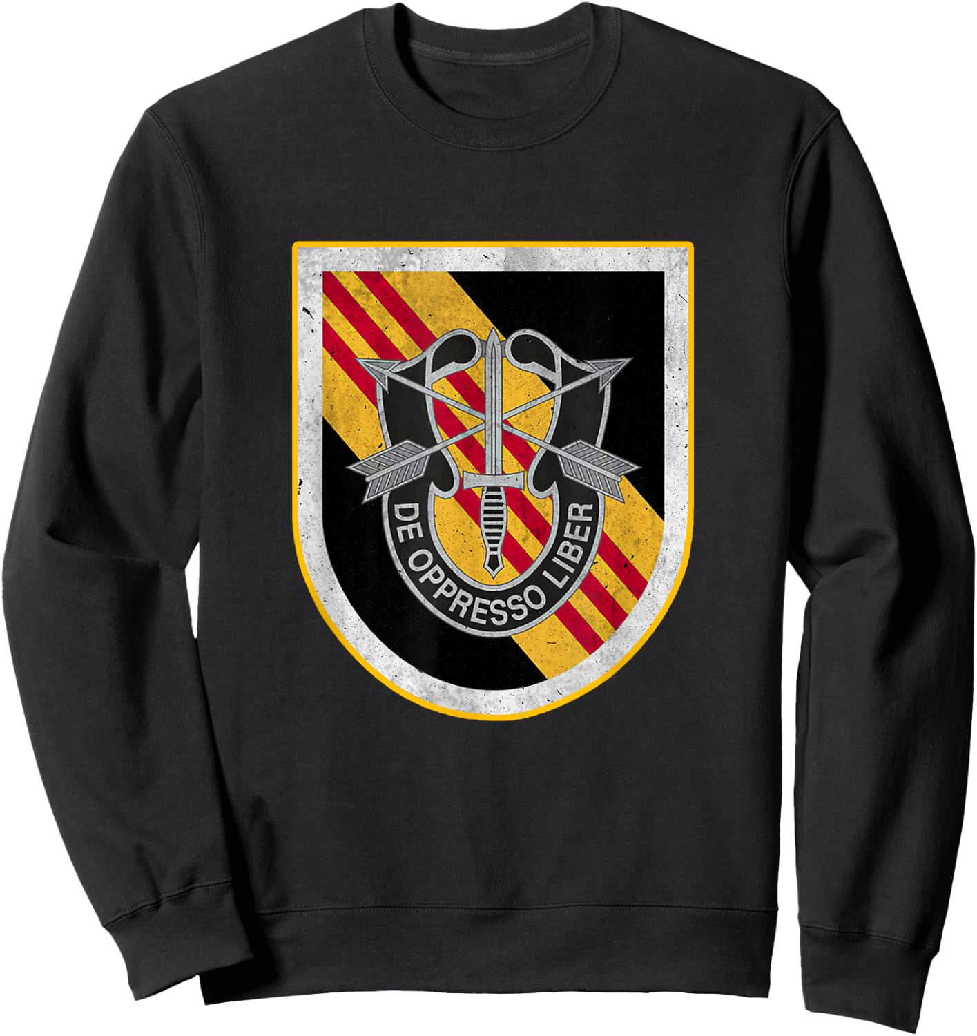 5th Special Forces Group Airborne De Oppresso Liber Veteran Sweatshirt - Sweatshirt | Black