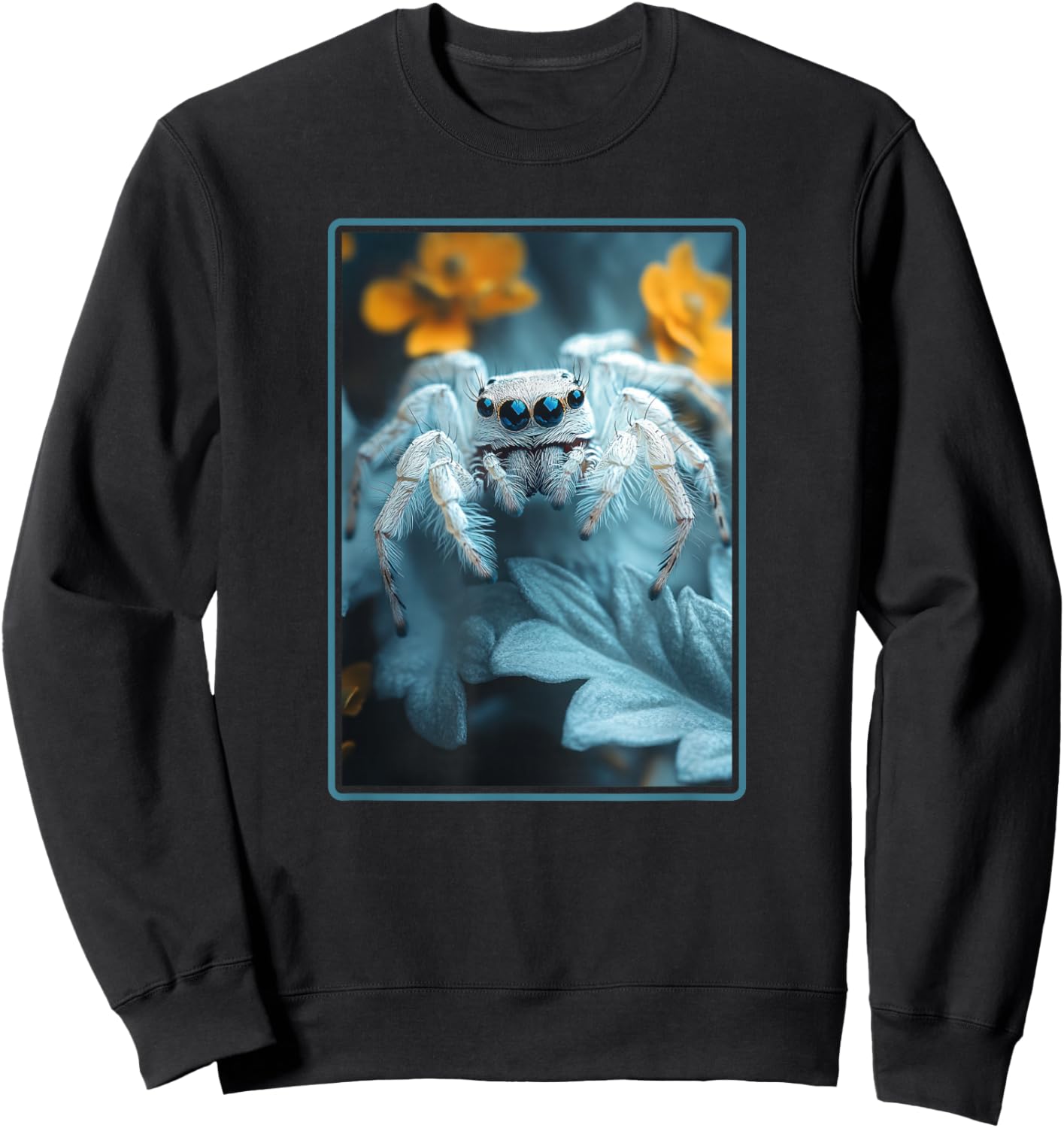 Jumping Spiders Jumping Spider Sweatshirt - Sweatshirt | Black