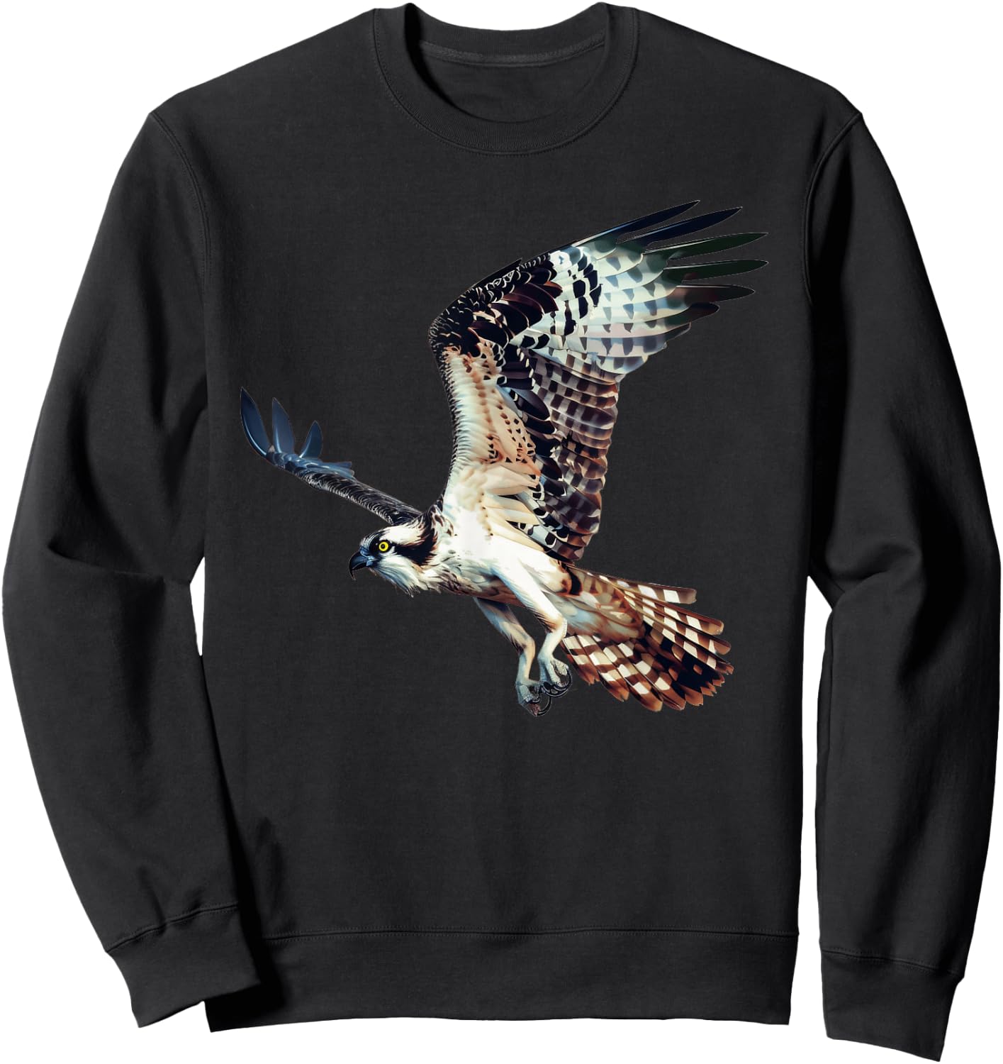 Osprey Bird With A Sunset Sweatshirt - Sweatshirt | Black
