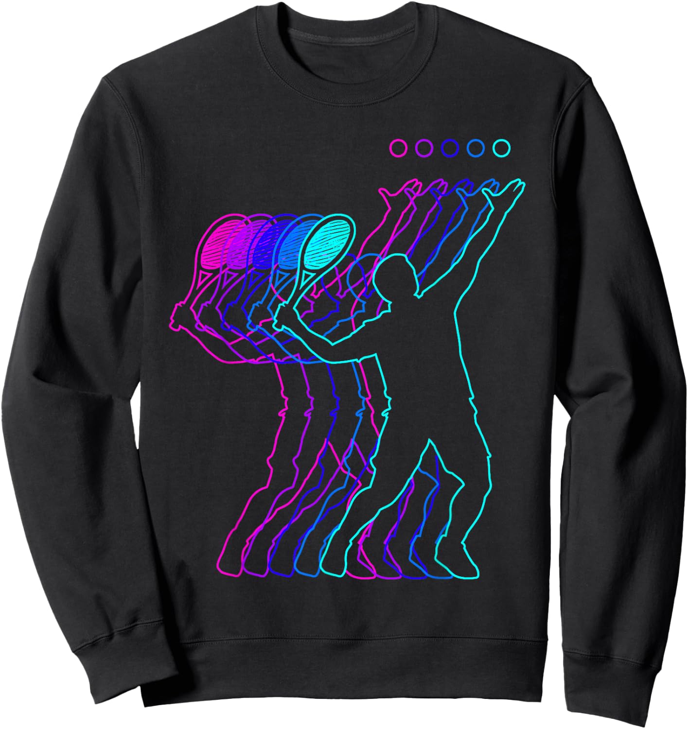 Tennis Player Gift Clothes For Boys Youth Men Kids Teens Sweatshirt - Sweatshirt | Black