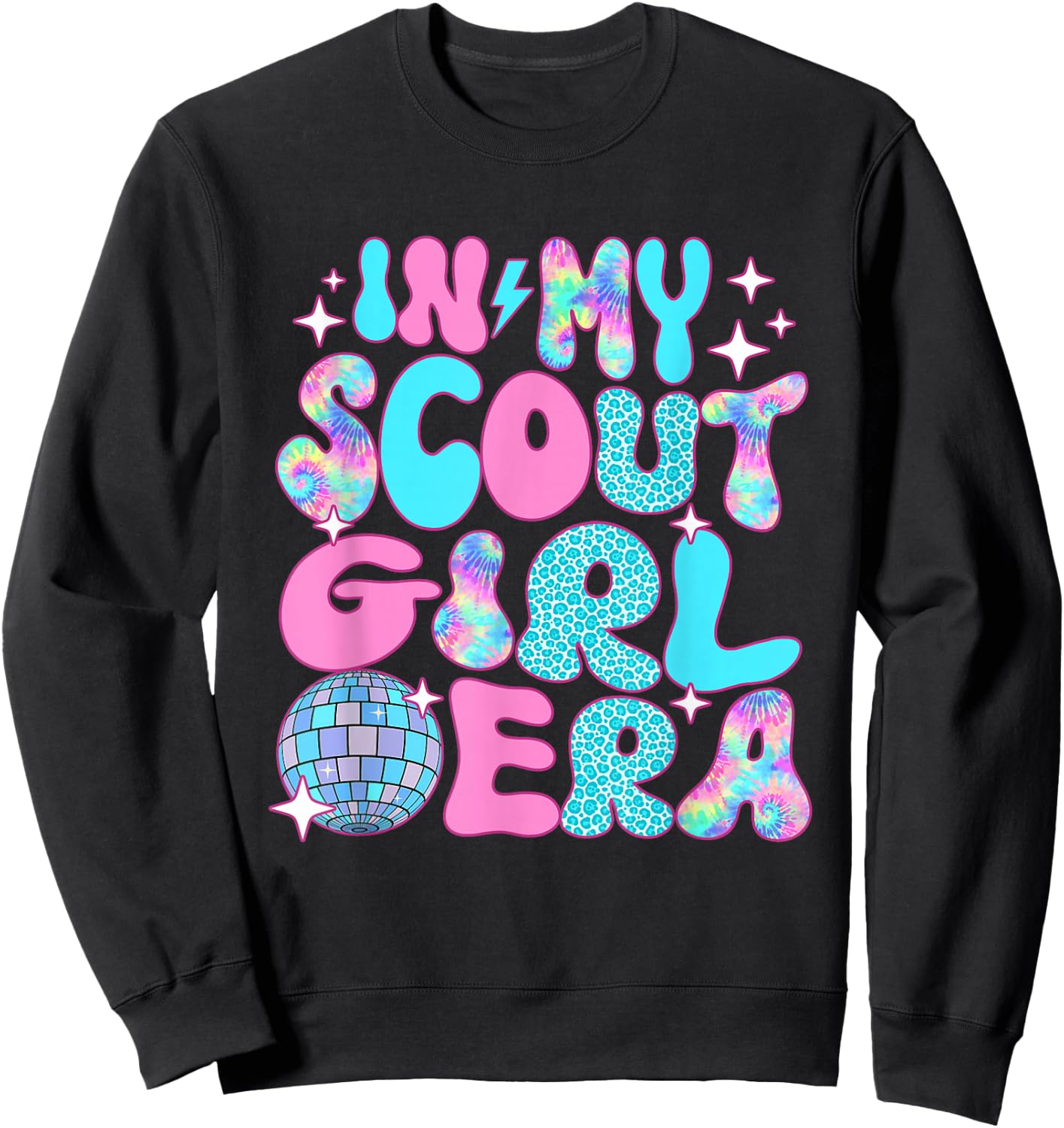 Disco In My Scout Girl Era Sweatshirt - Sweatshirt | Black