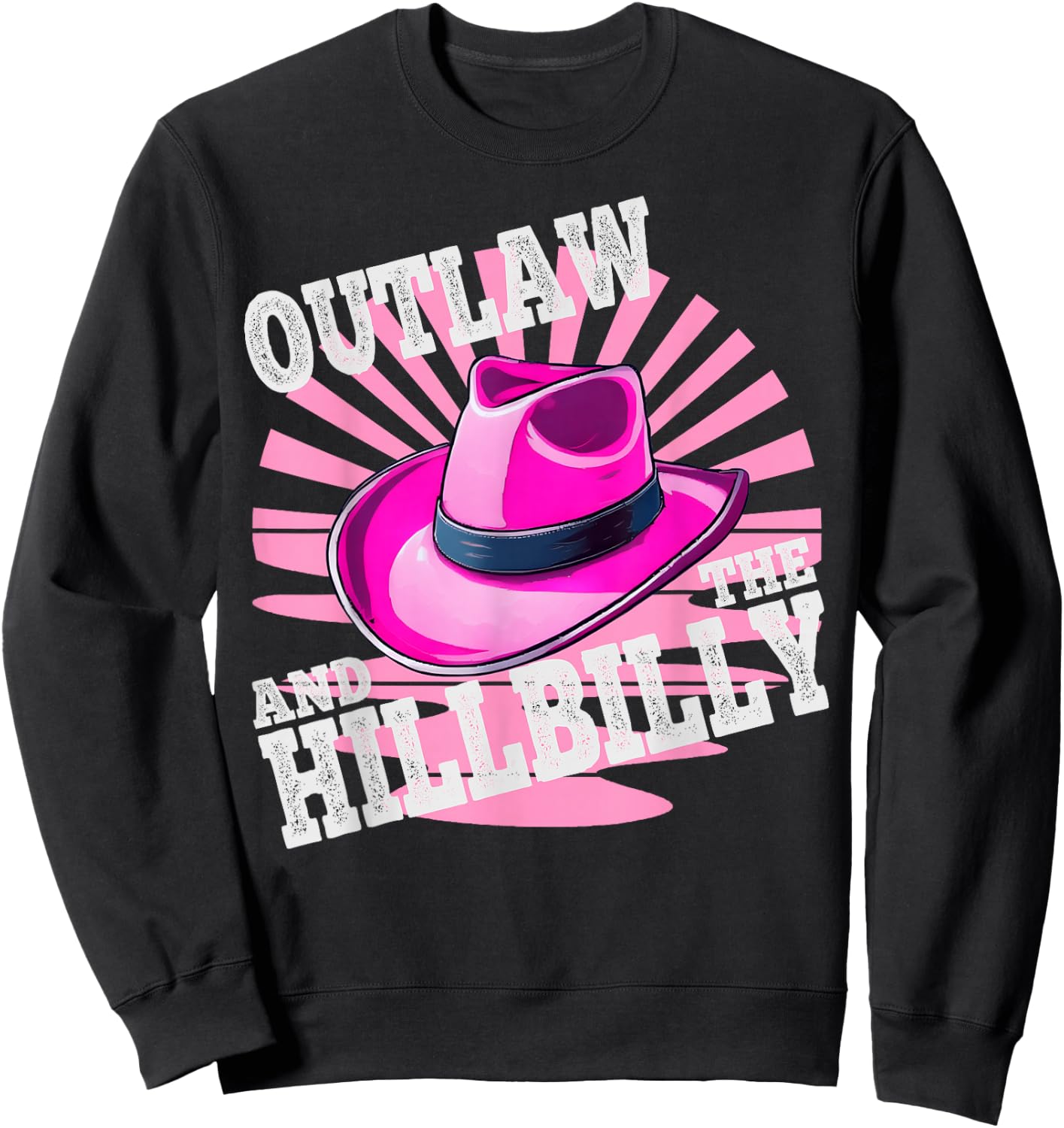 Outlaw and the Hillbilly 2024 Cowboy Sweatshirt - Sweatshirt | Black