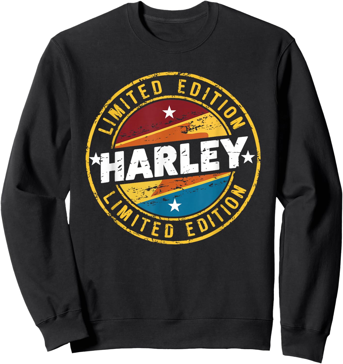 Vintage Harley Retro Sweatshirt - Sweatshirt | Black
