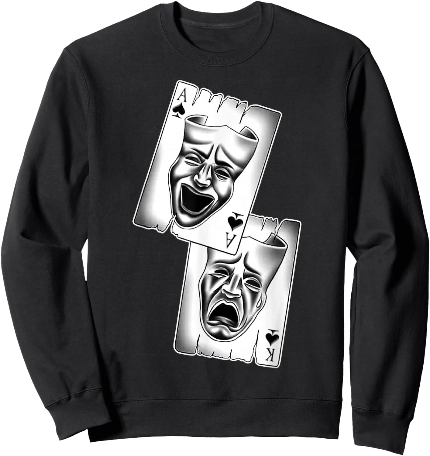 Smile Now Cry Later x Laugh Now Cry Later Blackjack Sweatshirt - Sweatshirt | Black