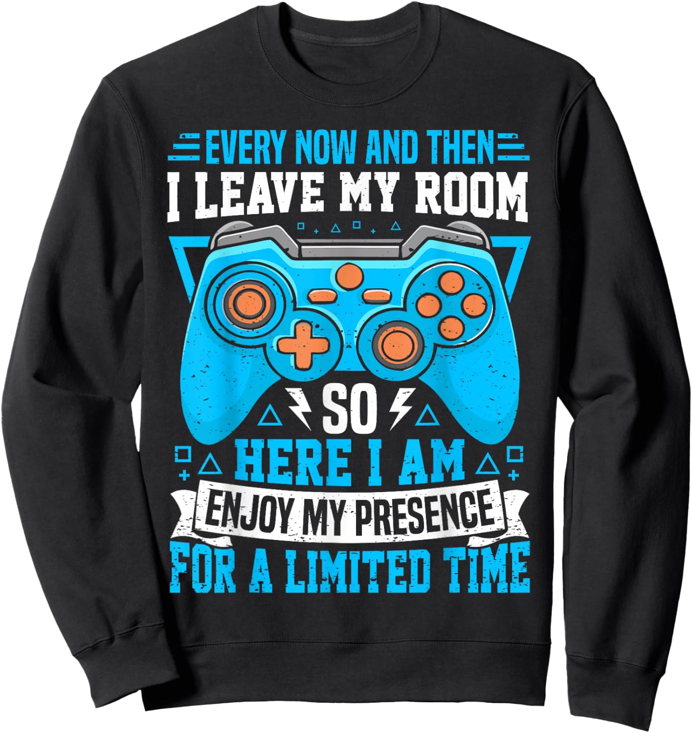 Funny Gamer Art Women Gaming Gamer Video Game Sweatshirt - Sweatshirt | Black