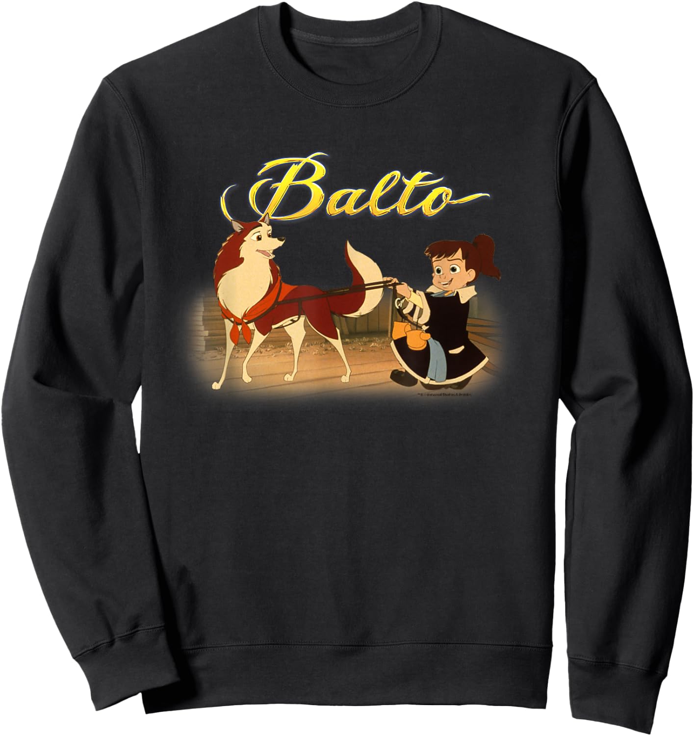Balto Jenna and Rosy Heartwarming Moment Sweatshirt - Sweatshirt | Black