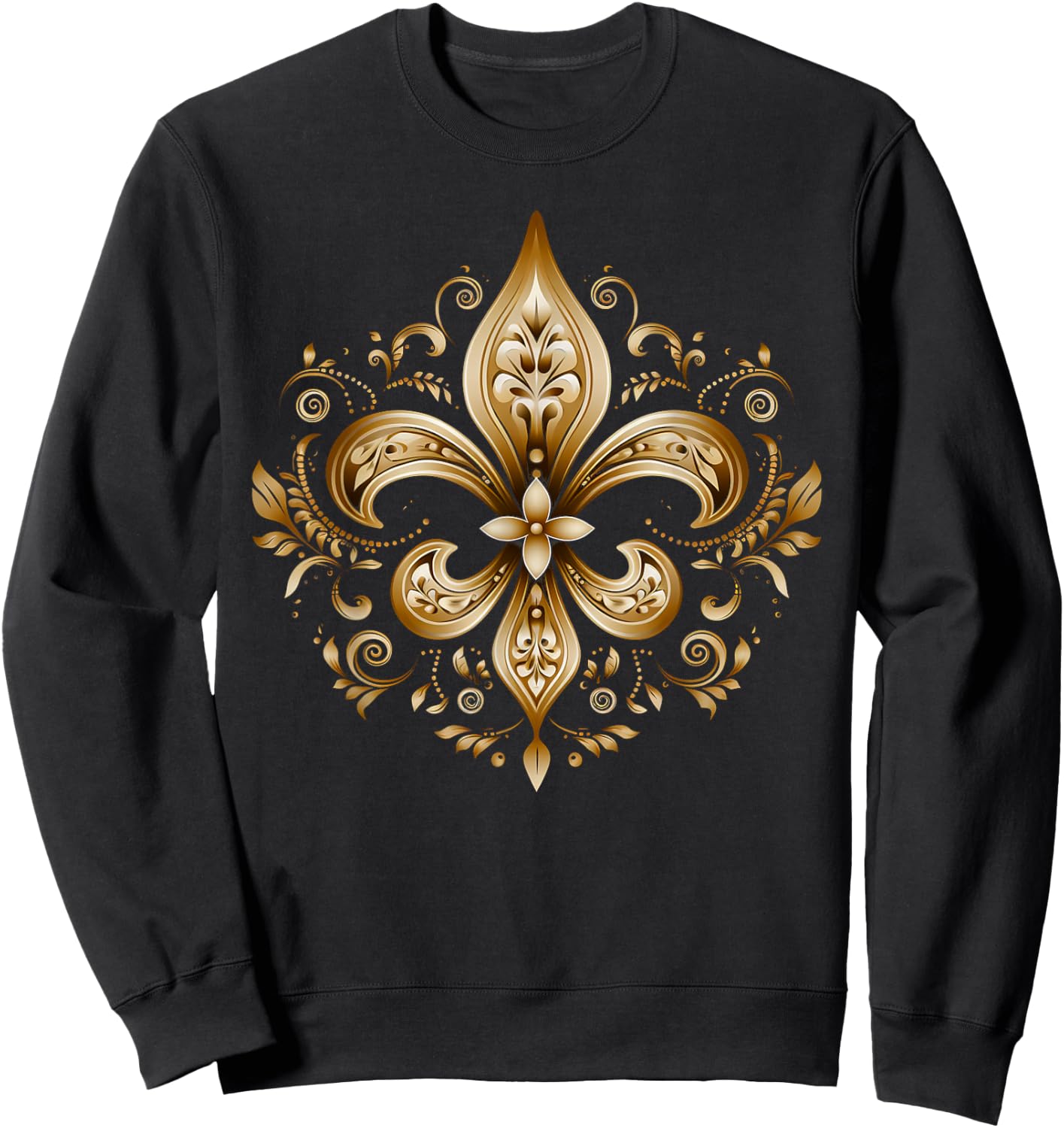 Fleur de Lis Sweatshirt - Sweatshirt | Black