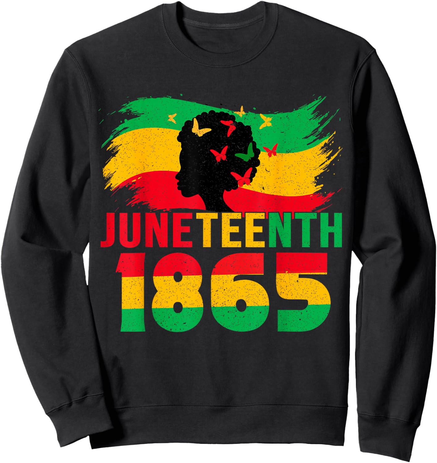 Juneteenth 1865 Celebrate Freedom Juneteenth Black Women Sweatshirt - Sweatshirt | Black