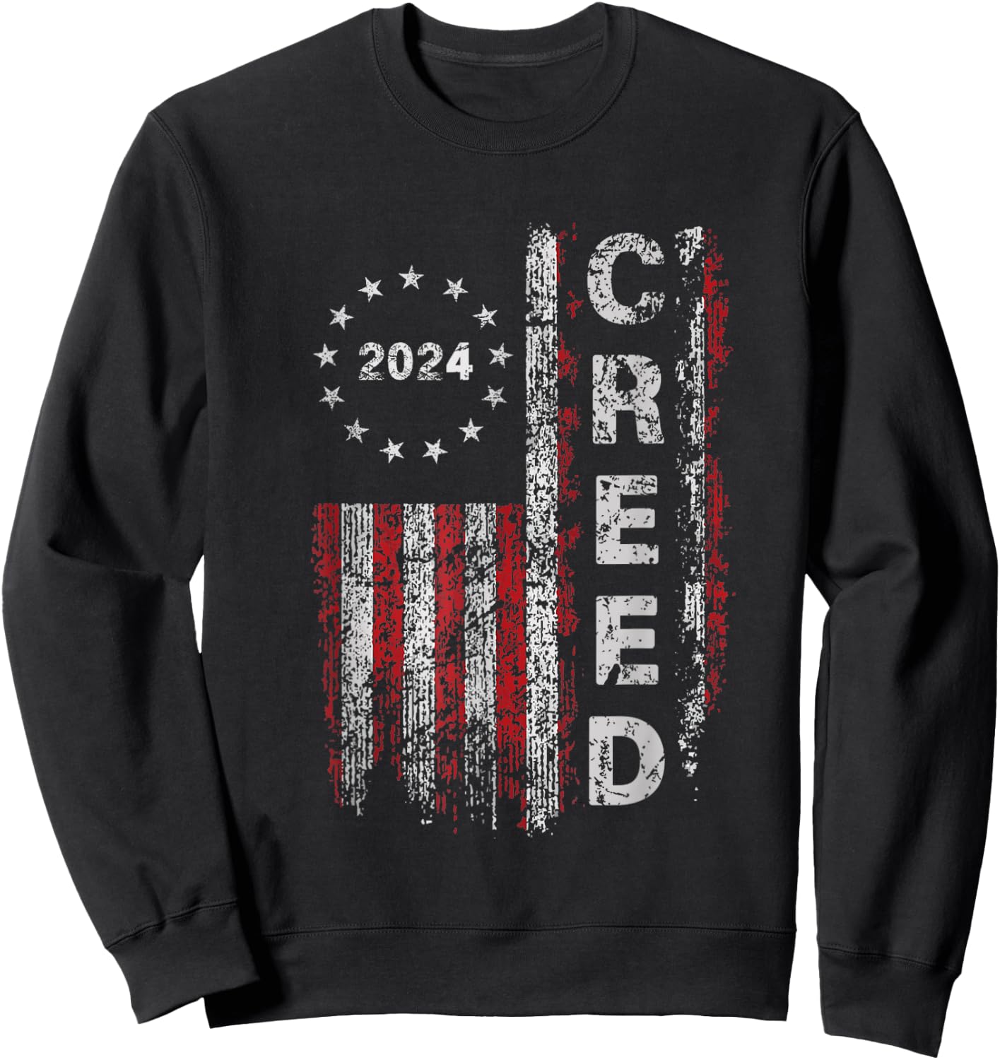 Creed '24 Take Me Higher Women Men Support 2024 Sweatshirt - Sweatshirt | Black