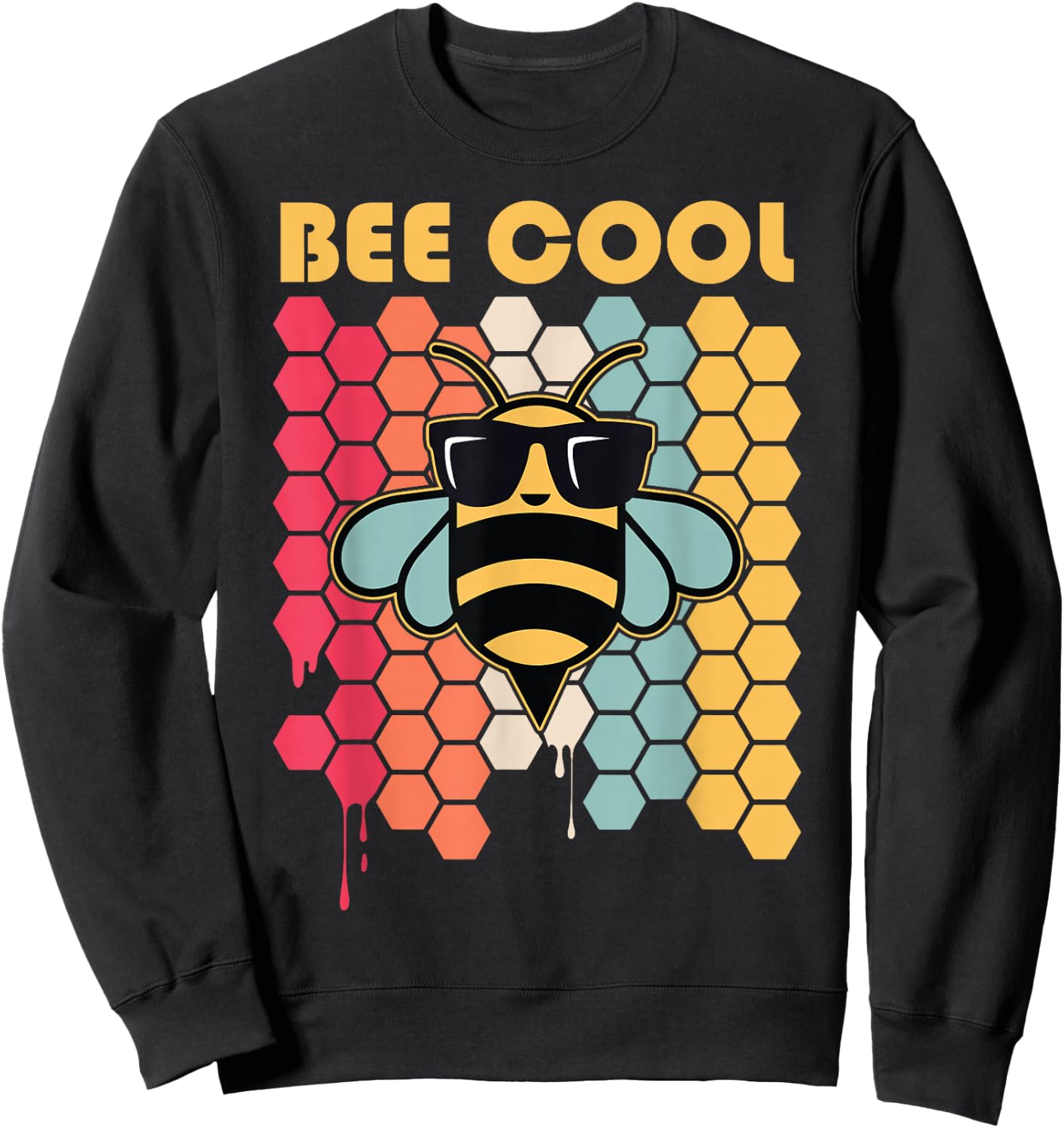 Boy Bee-Shirt Kids Toddler Lover Bumble BumbleBee Bee Cool Sweatshirt - Sweatshirt | Black