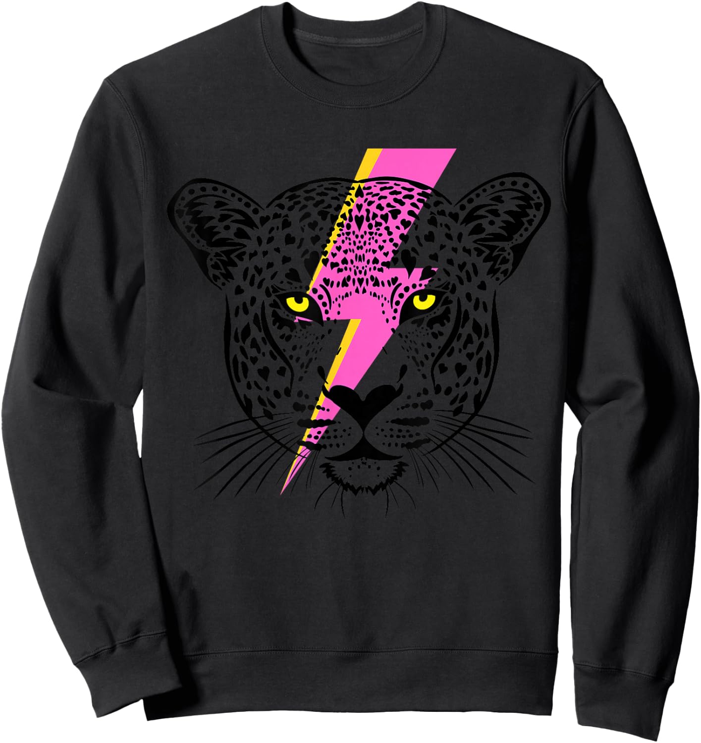 Vintage Cheetah and Girls, Cute Summer Sweatshirt - Sweatshirt | Black