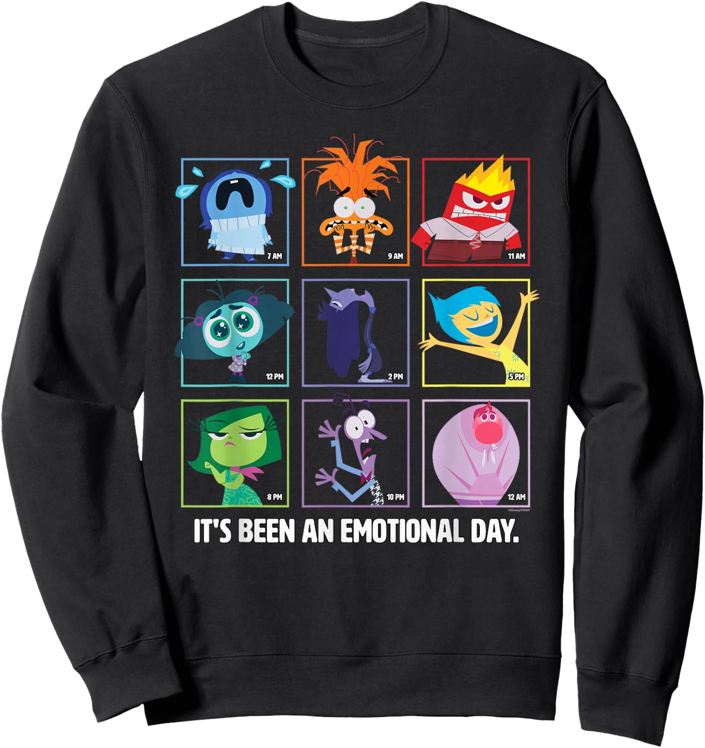 Disney and Pixar’s Inside Out 2 Emotions an Emotional Day Sweatshirt - Sweatshirt | Black