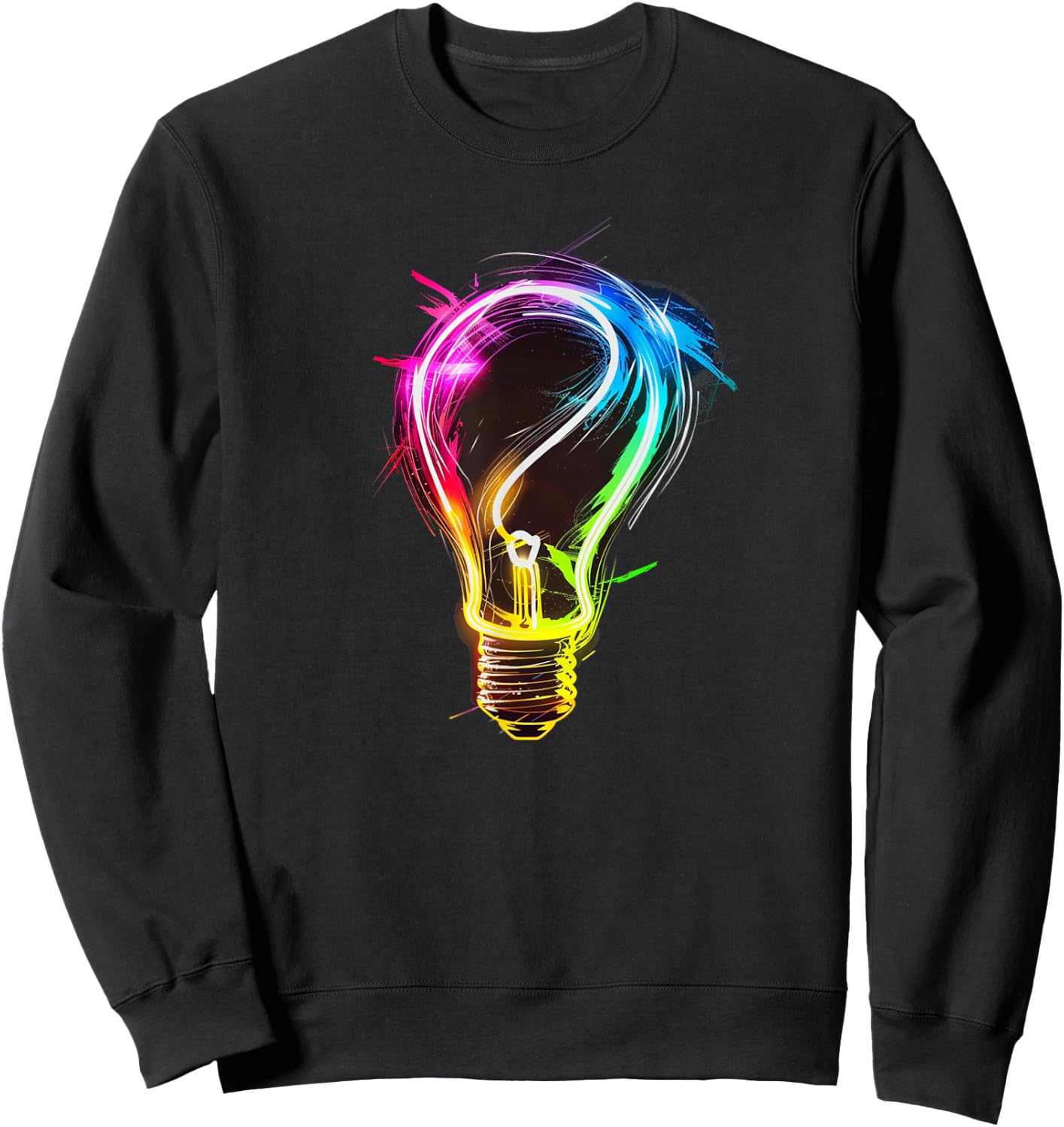 Nice Light Bulb Costume Sweatshirt - Sweatshirt | Black